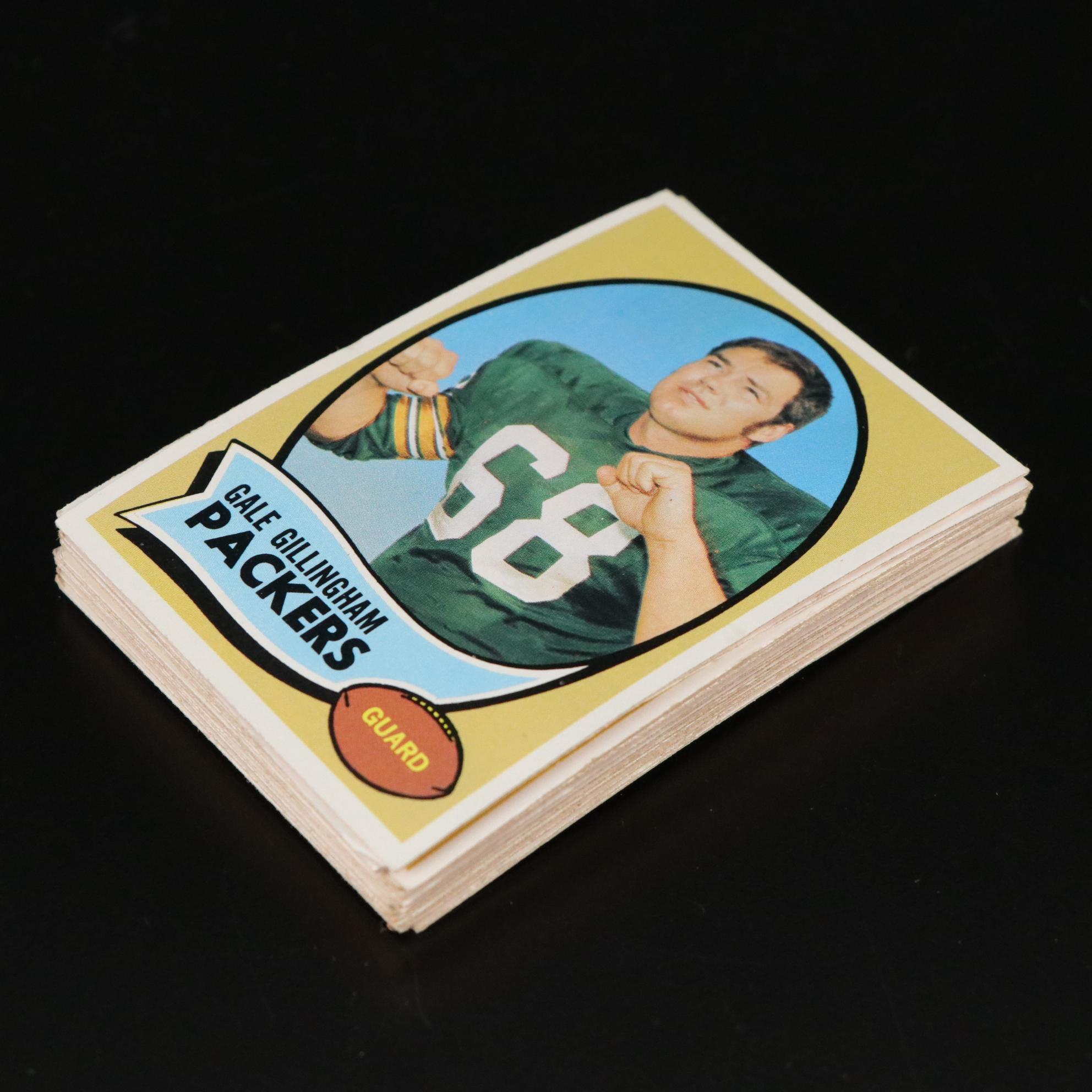 Bart Starr, Fran Tarkenton, and Other Topps Football Trading Cards