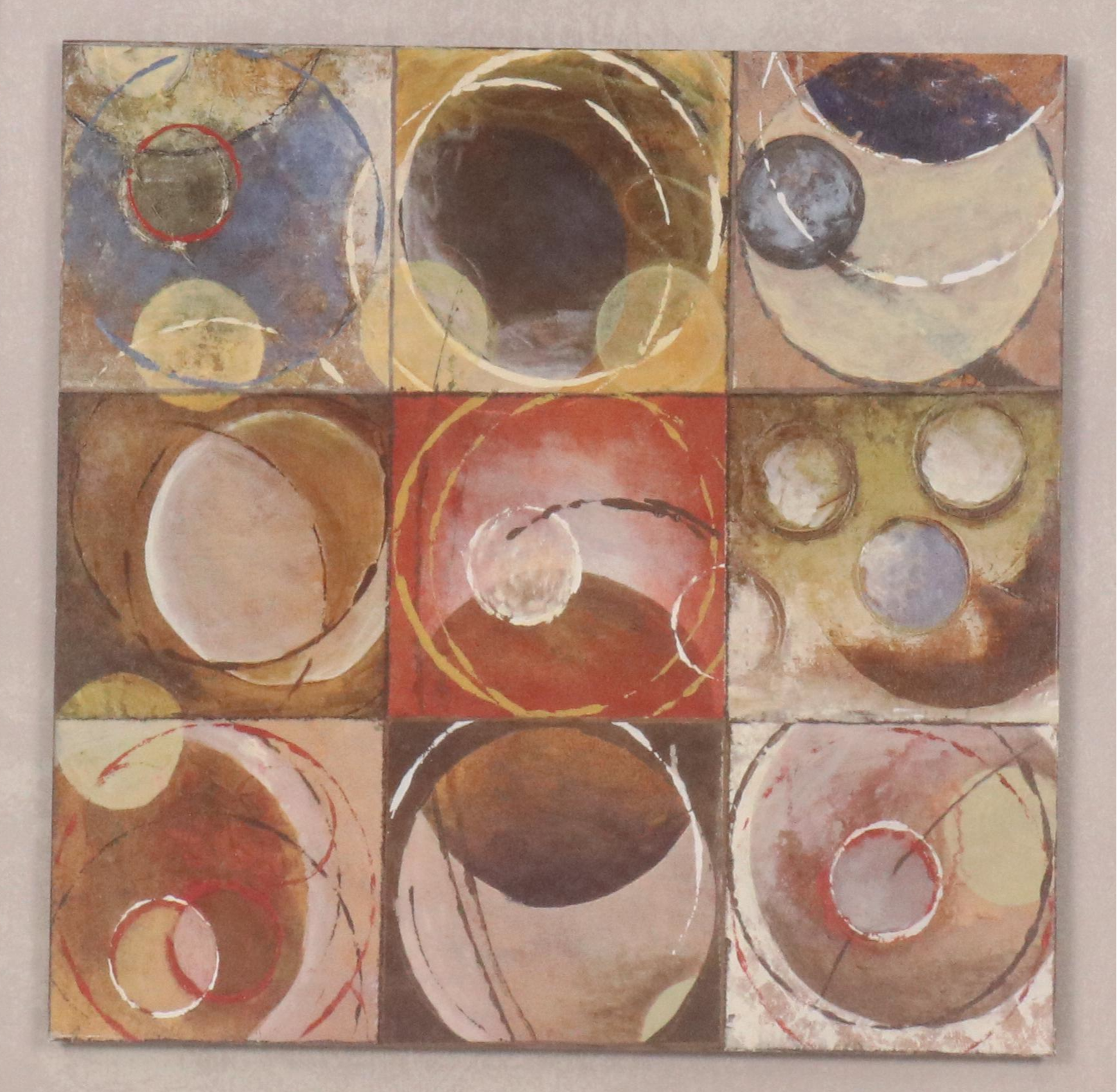 Abstract Offset Lithograph After Jenny Siekmann "Waning Moons" 21st Century