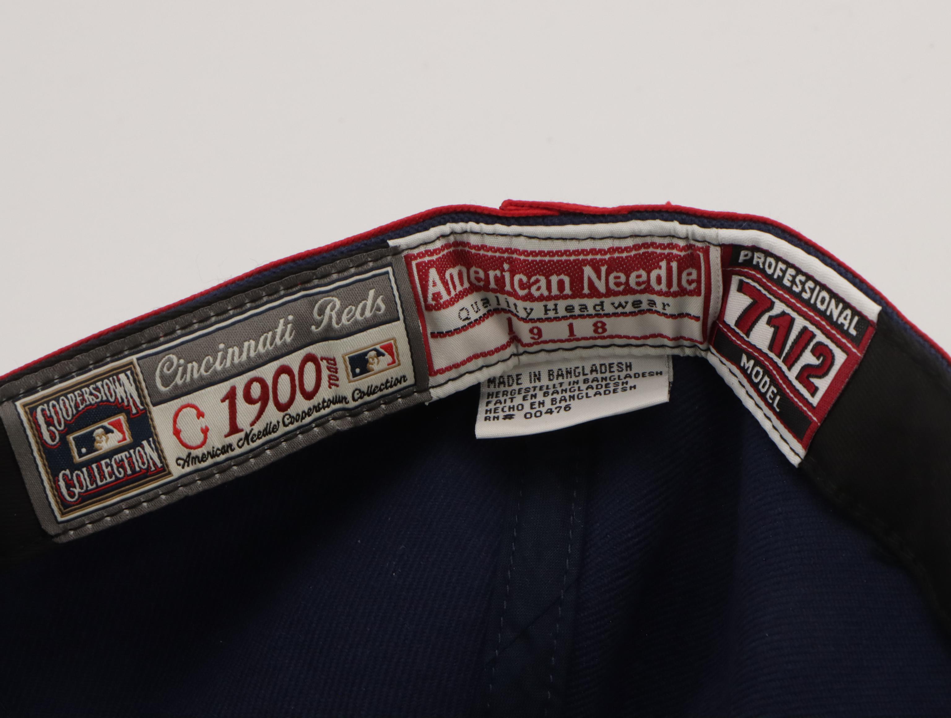 Nike, Cincinnati Reds, and Other Vintage Cotton Baseball Caps, With Tags