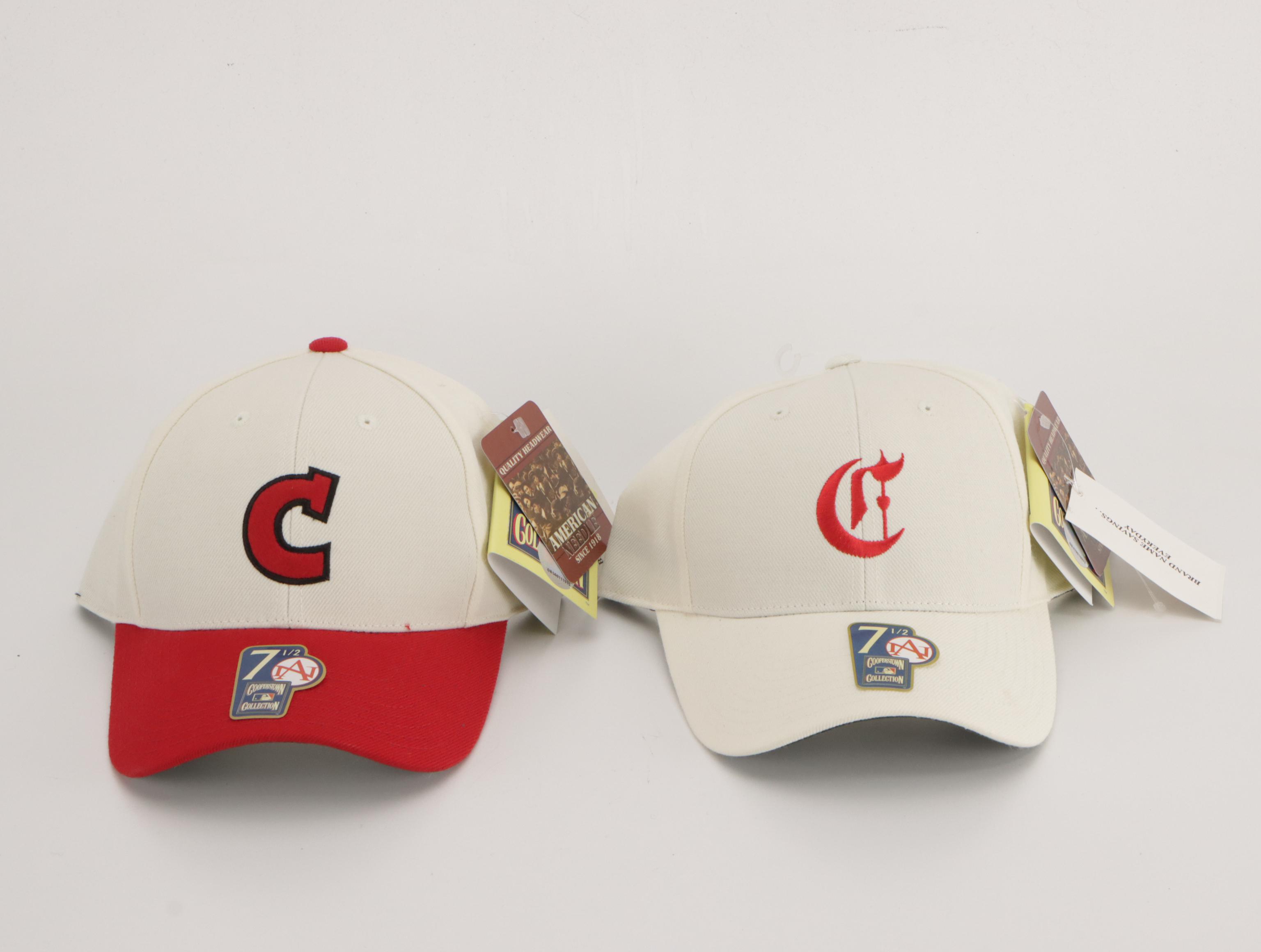 Nike, Cincinnati Reds, and Other Vintage Cotton Baseball Caps, With Tags