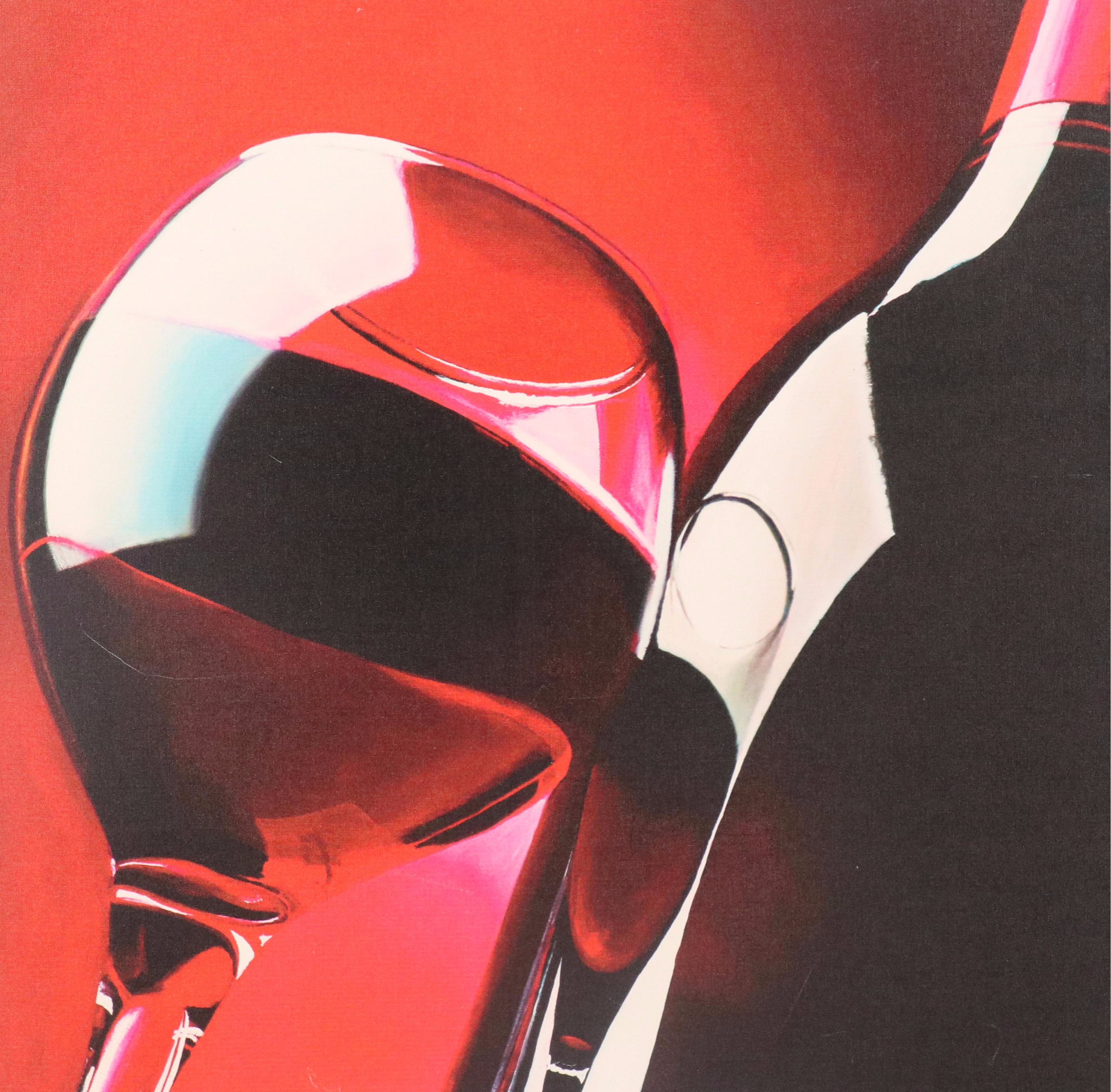 Giclée After Roderick Stevens "Red Wine," 21st Century