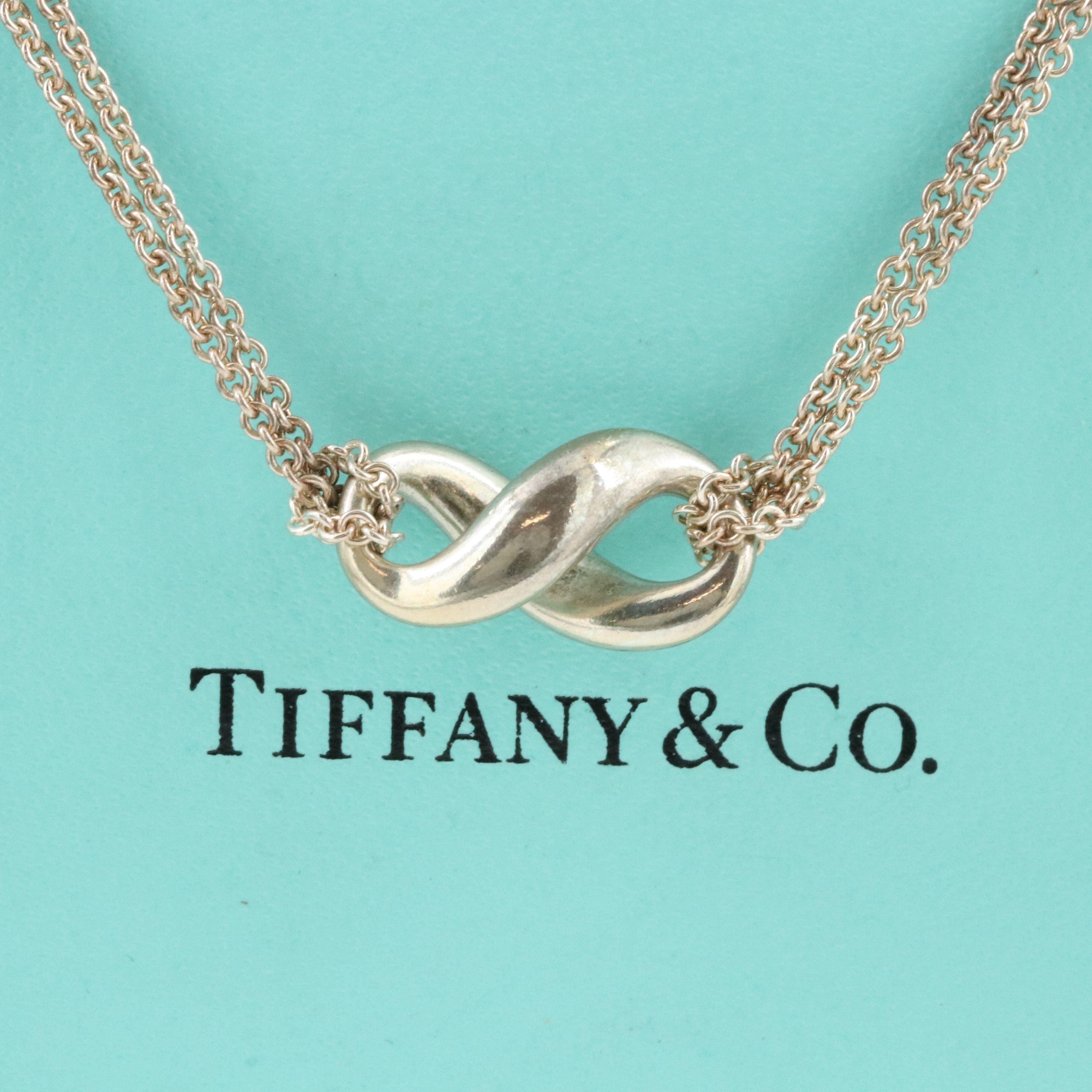 Tiffany & Co. Sterling Infinity Necklace