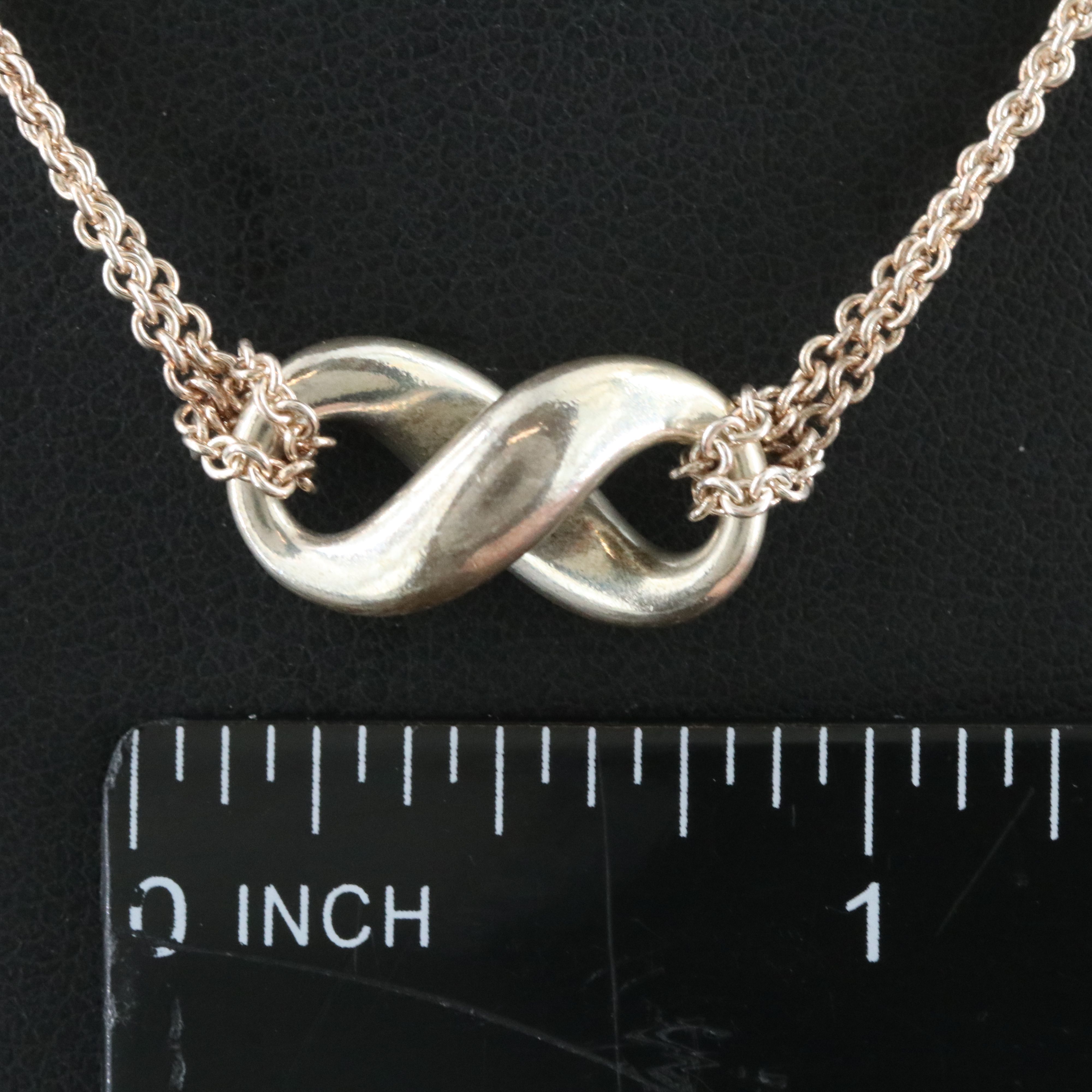 Tiffany & Co. Sterling Infinity Necklace
