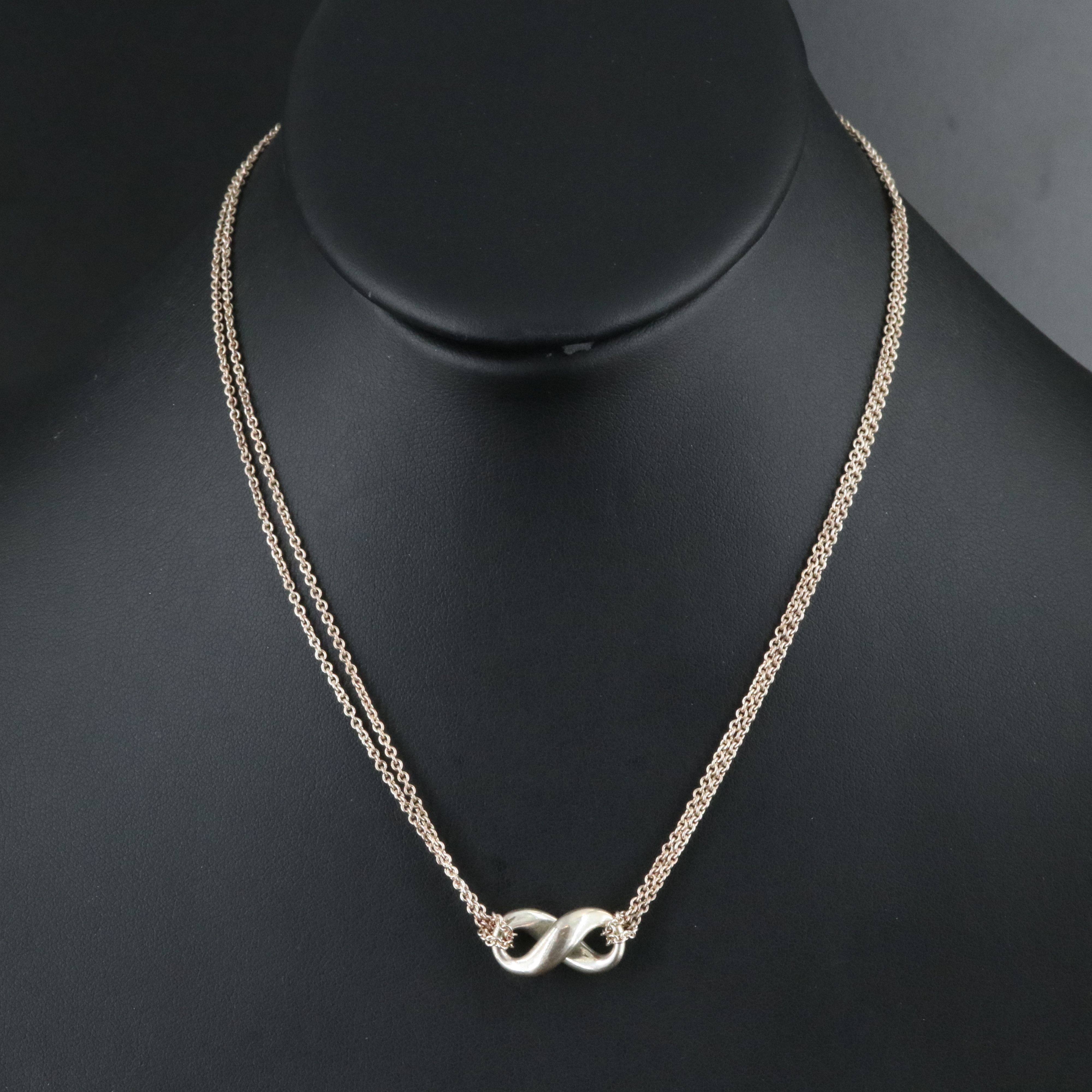Tiffany & Co. Sterling Infinity Necklace