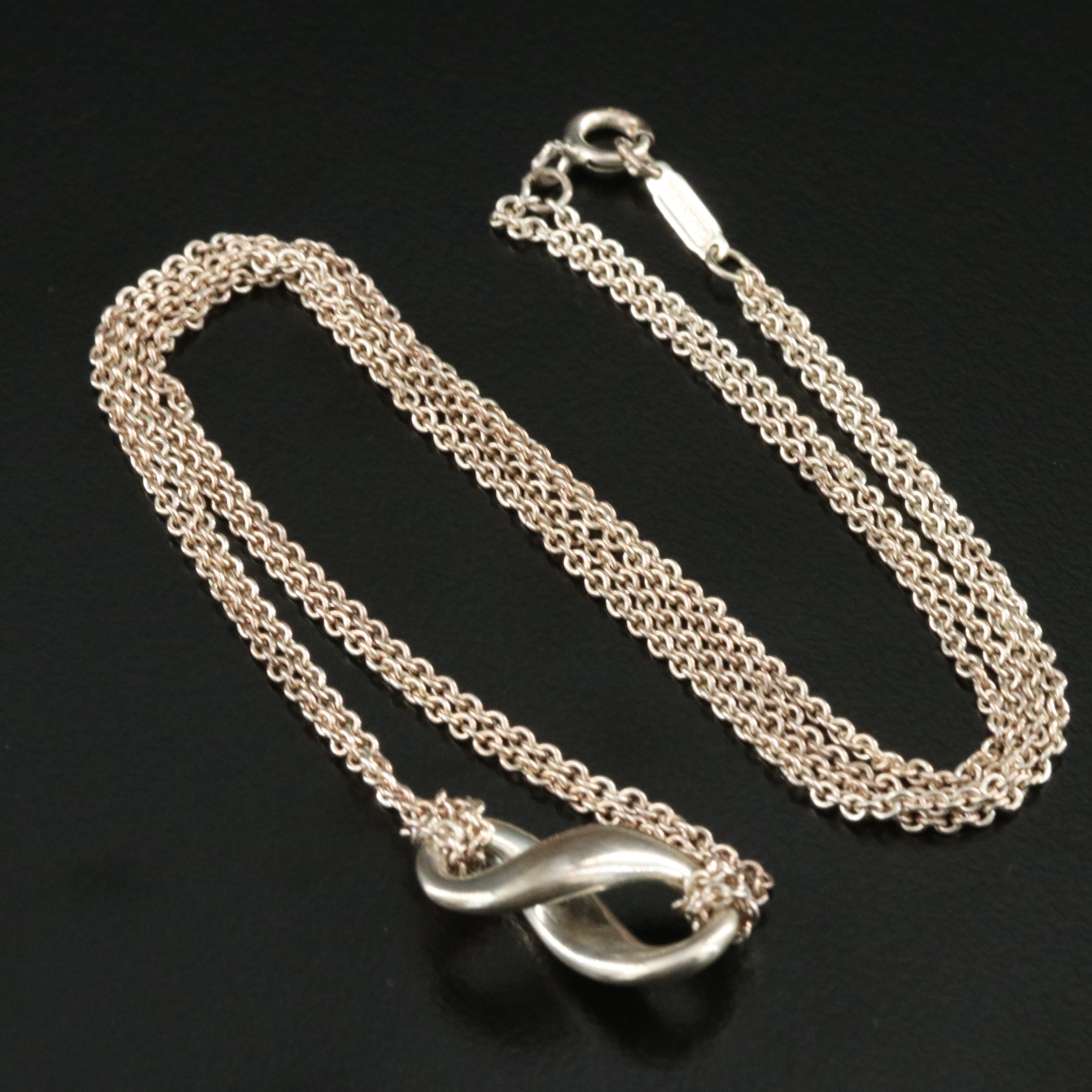 Tiffany & Co. Sterling Infinity Necklace