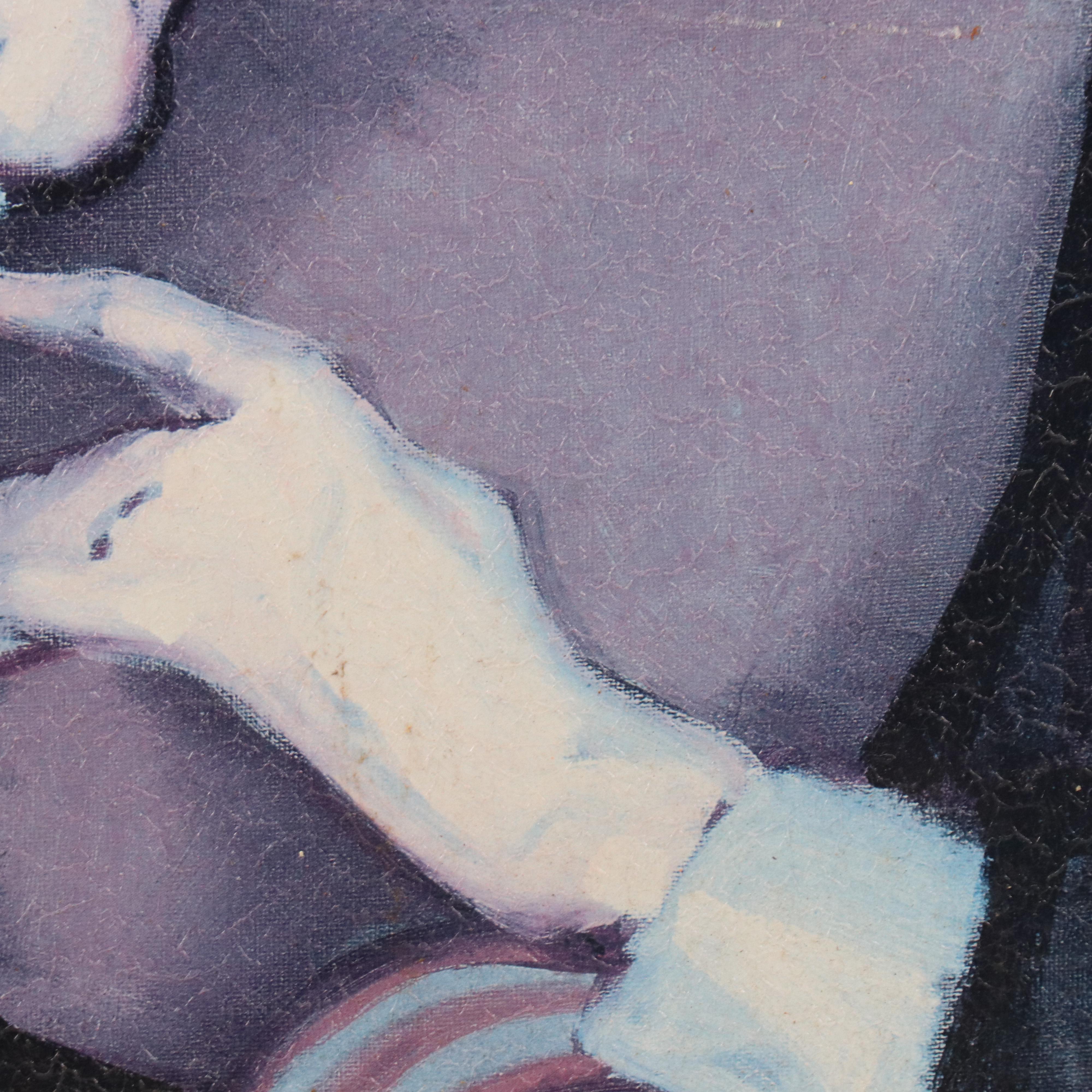 Embellished Offset Lithograph After Juarez Machado "Omelette and Truffles"