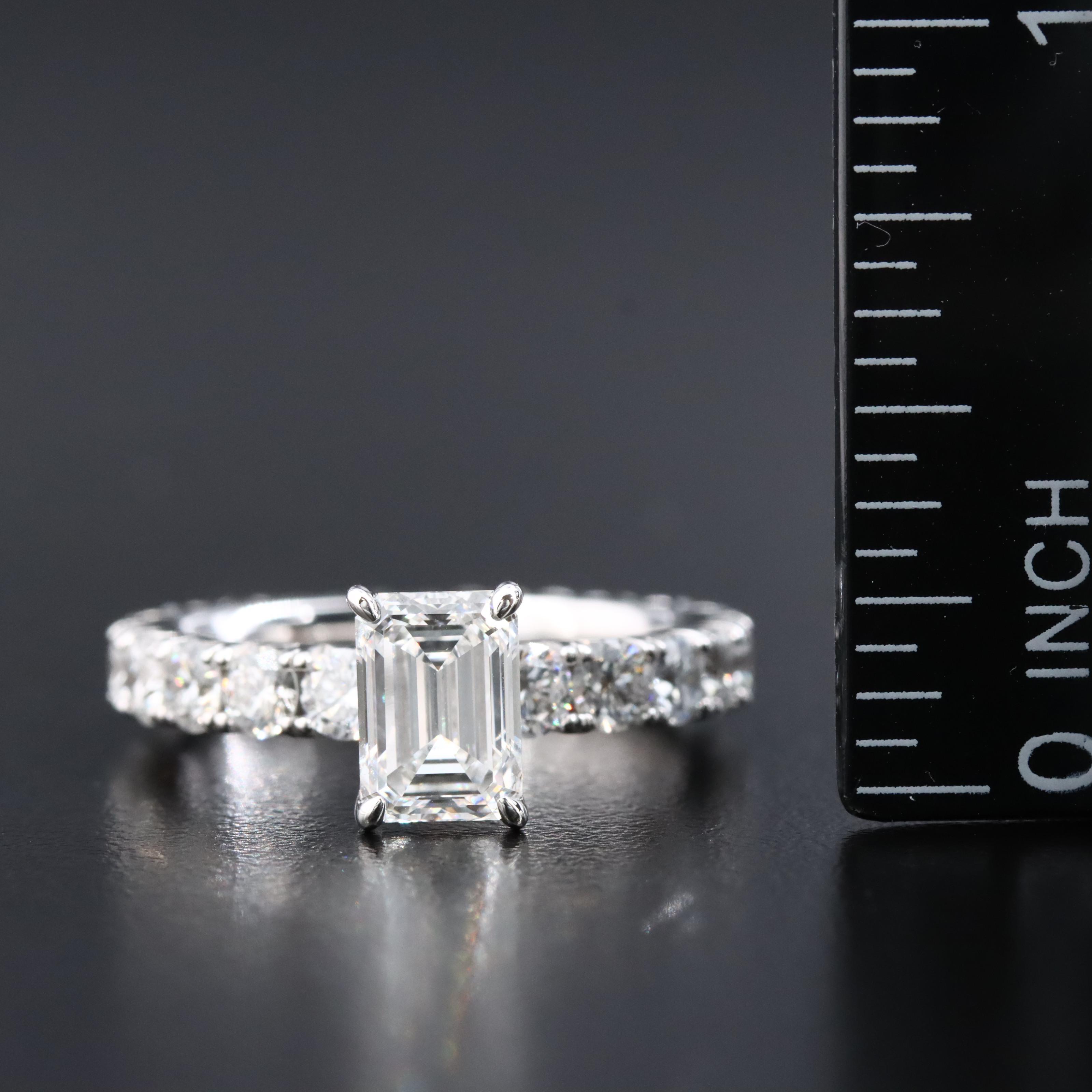 14K 3.75 CTW Lab Grown Diamond Ring