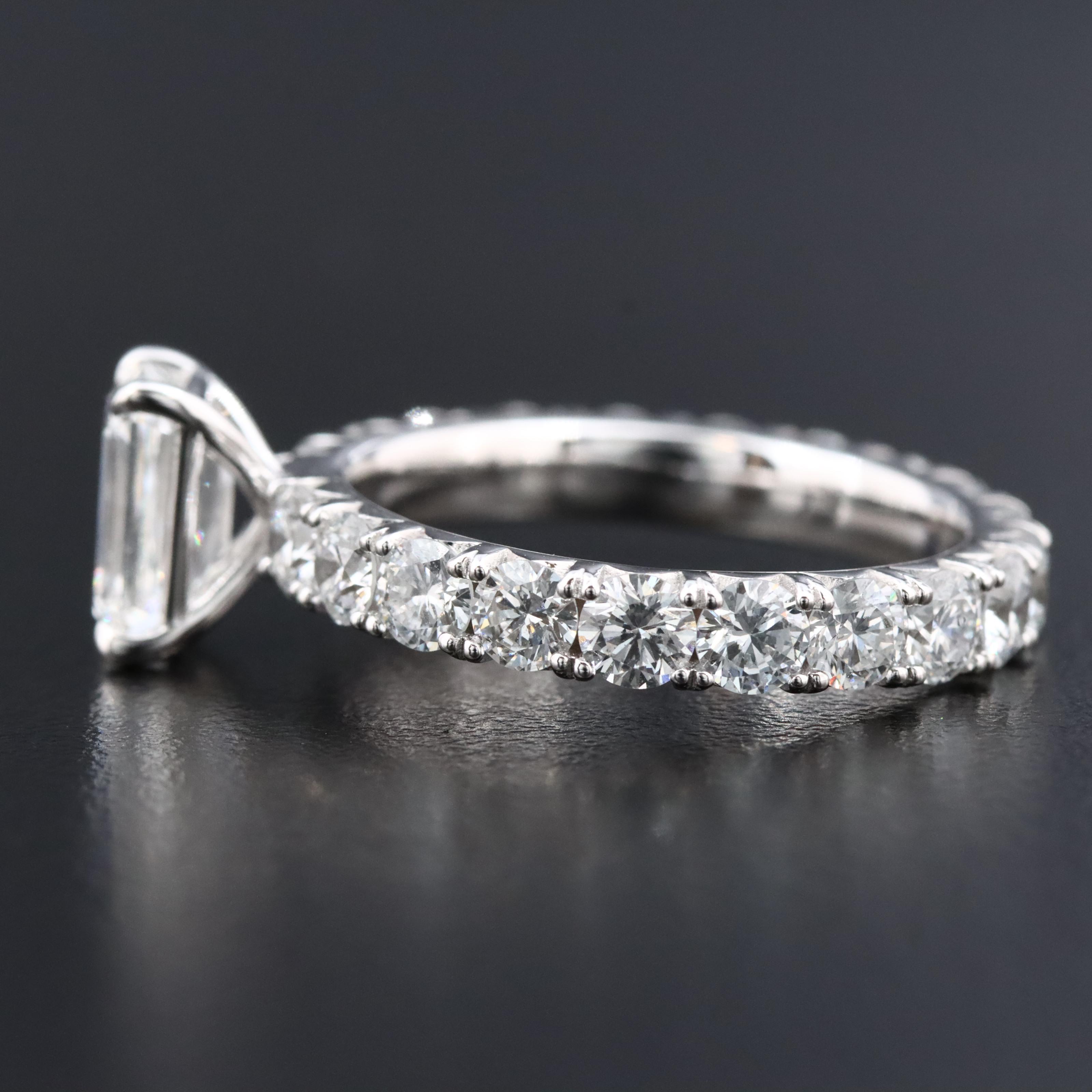 14K 3.75 CTW Lab Grown Diamond Ring