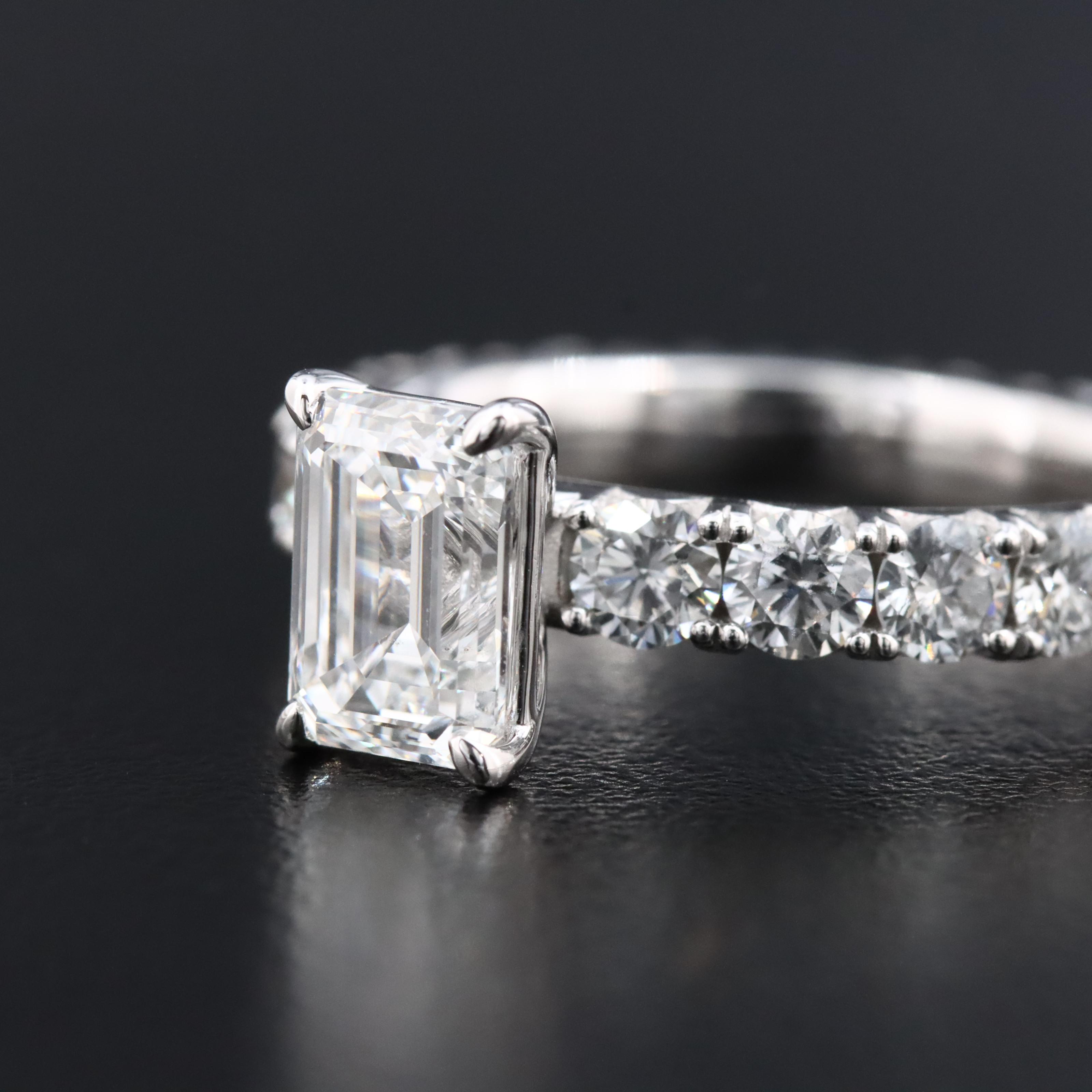 14K 3.75 CTW Lab Grown Diamond Ring