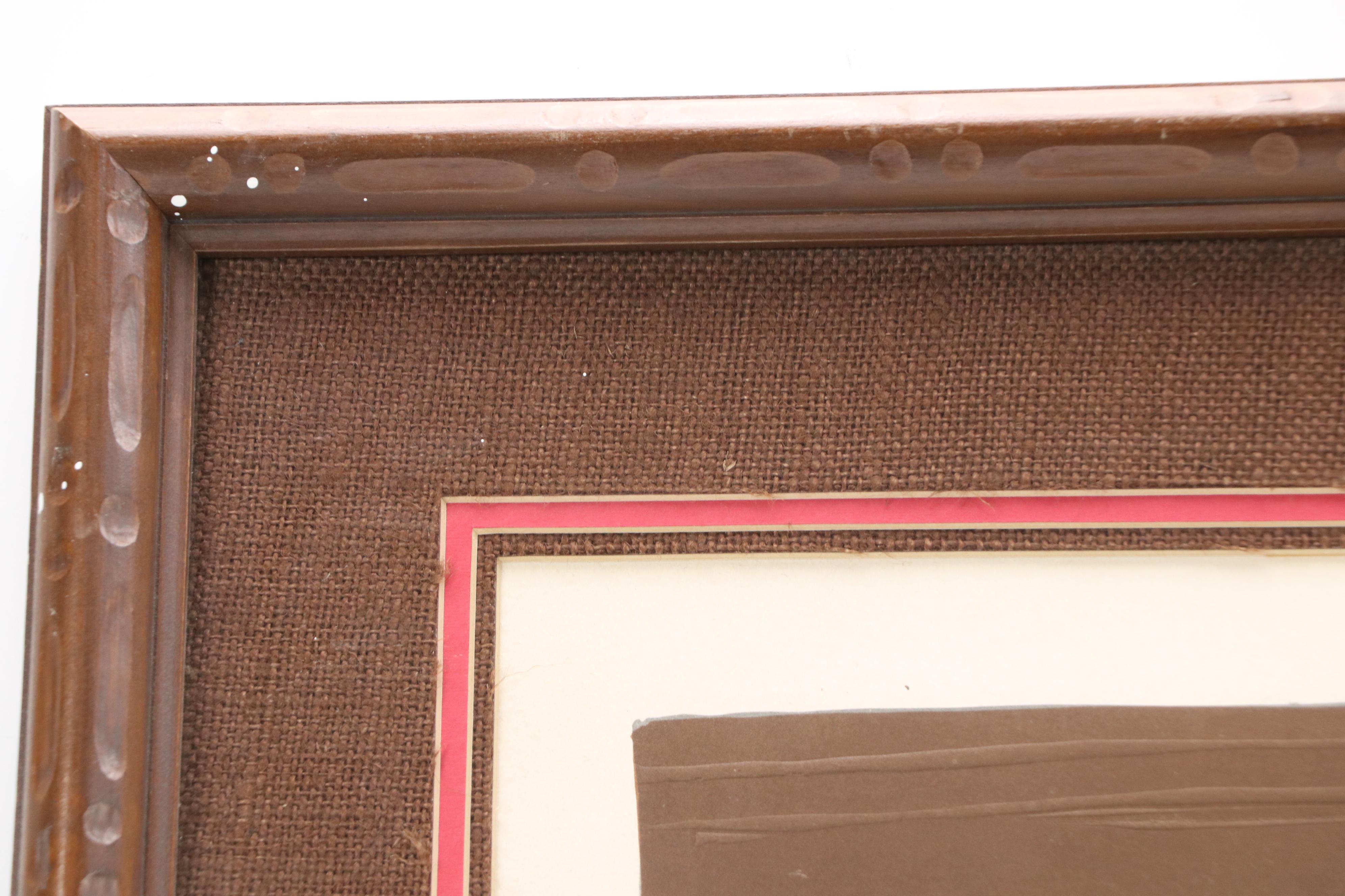 Àlvar Suñol Munoz-Ramos Color Lithograph "The Village in the Night"