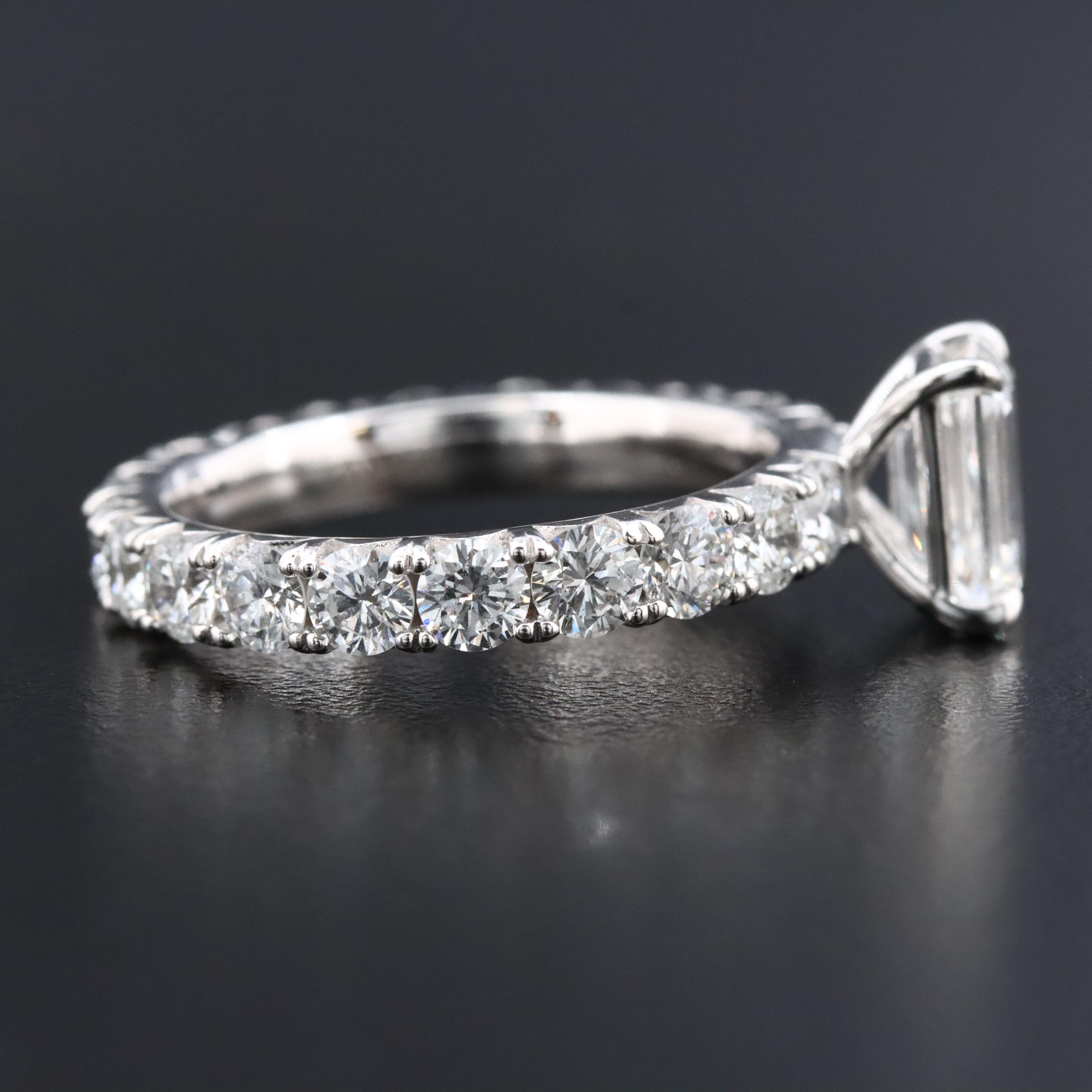 14K 3.75 CTW Lab Grown Diamond Ring