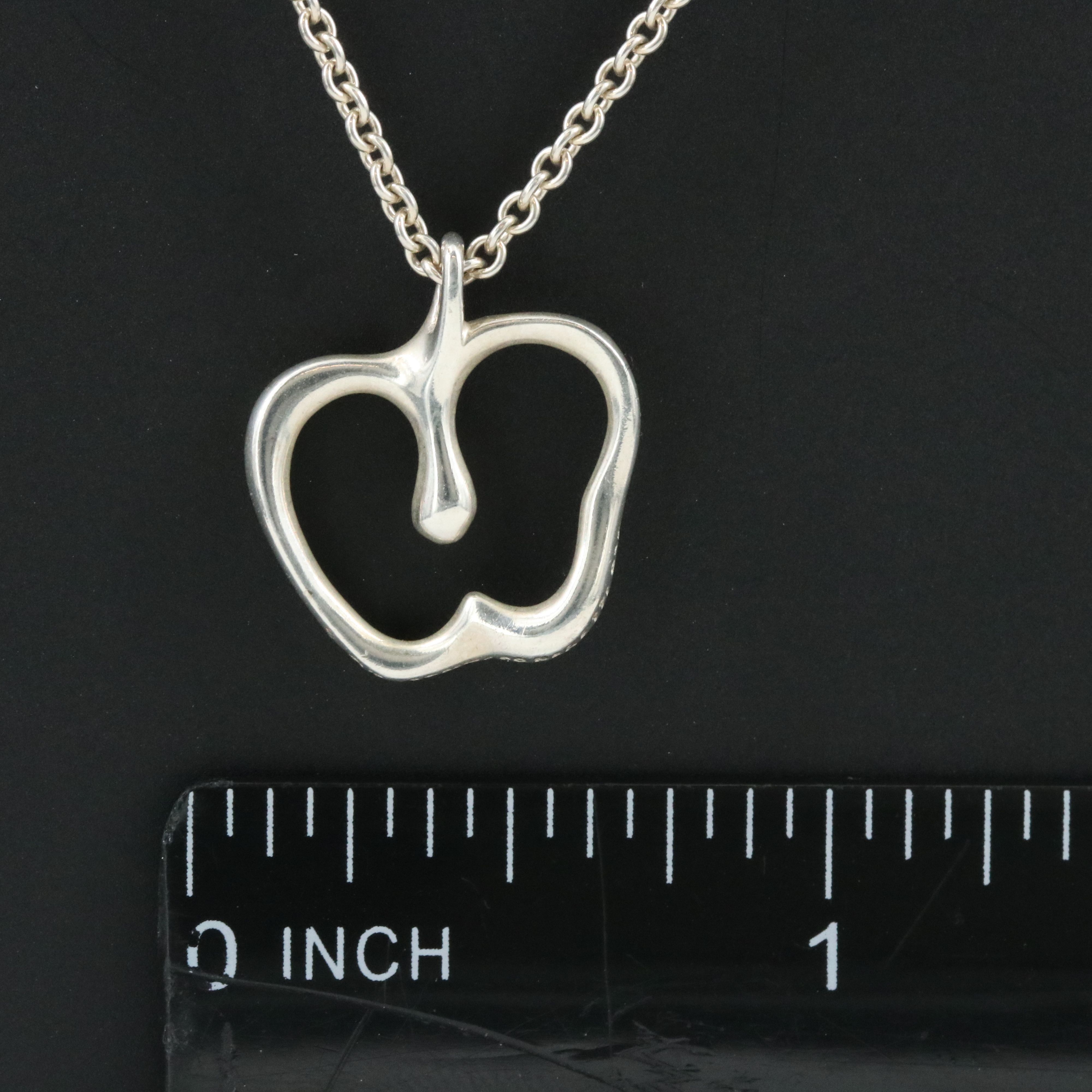 Elsa Peretti for Tiffany & Co. Sterling Apple Necklace