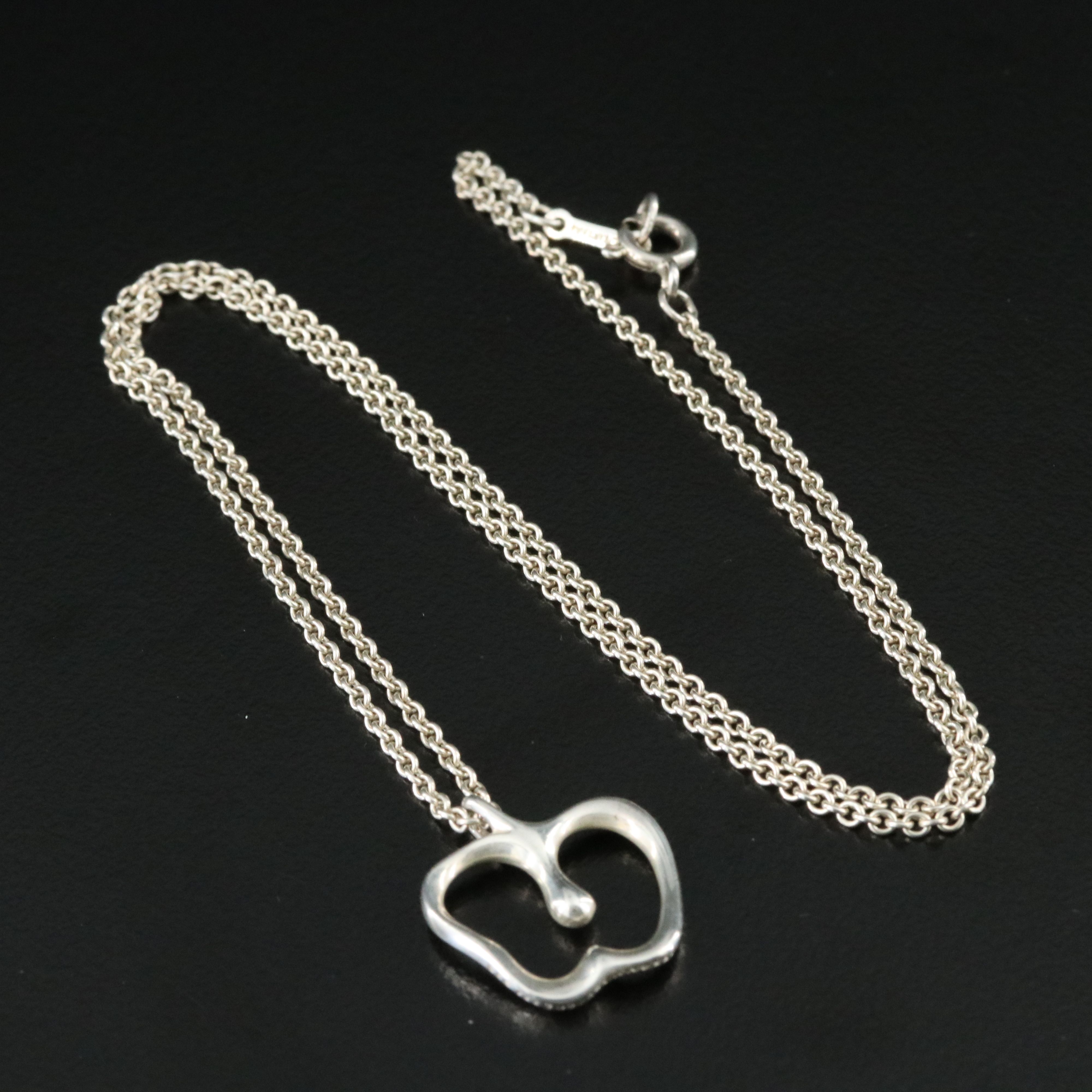 Elsa Peretti for Tiffany & Co. Sterling Apple Necklace