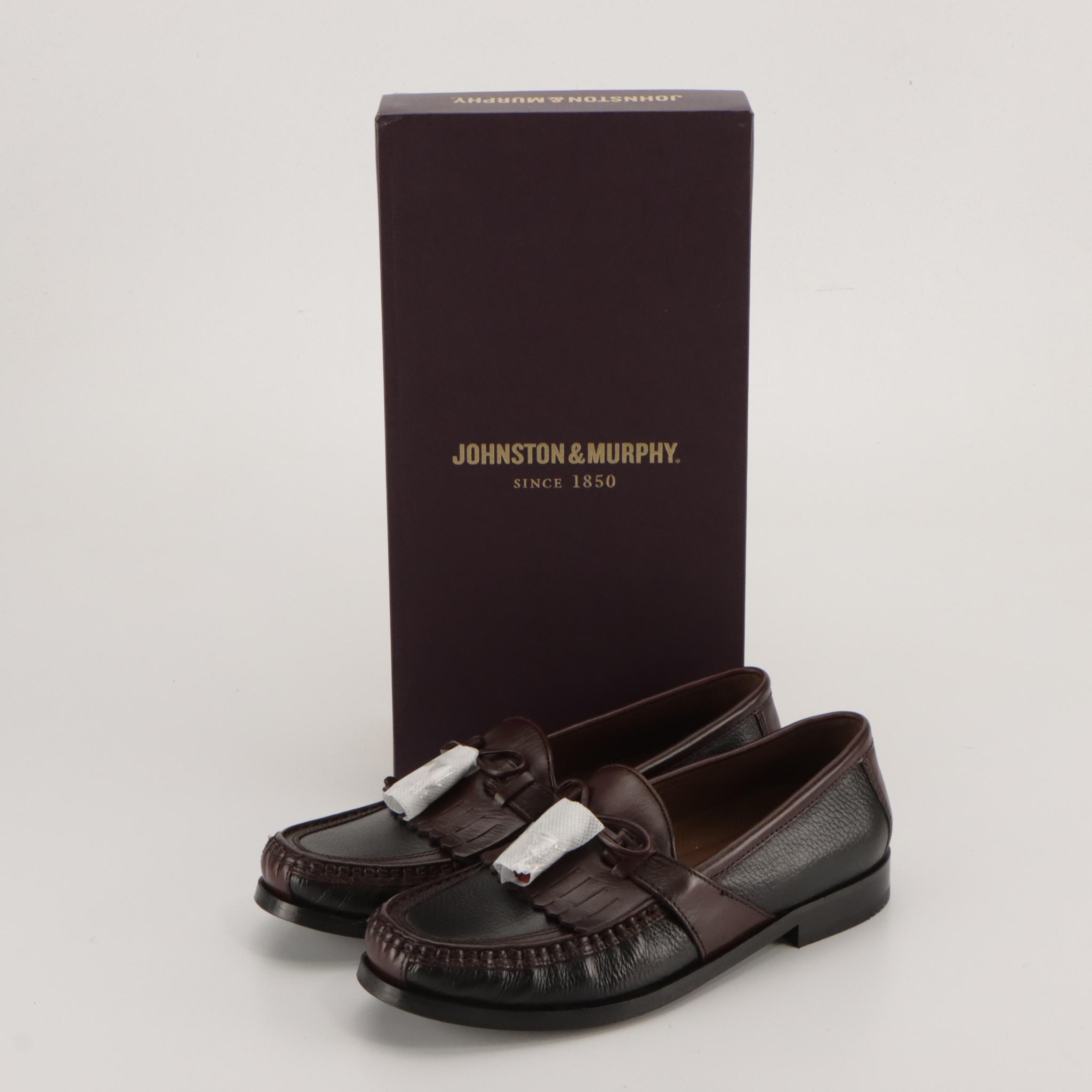 Men's Johnston & Murphy Aragon II Tassel Loafers and Bowling Slip-One Shoes