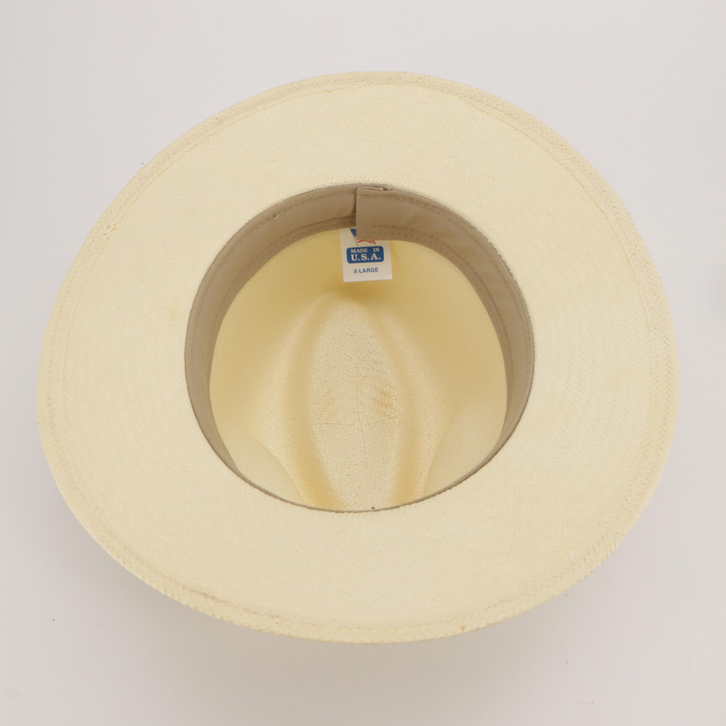 Trav'ler By Country Gentleman Panama Hat, Other Vintage Straw Hats