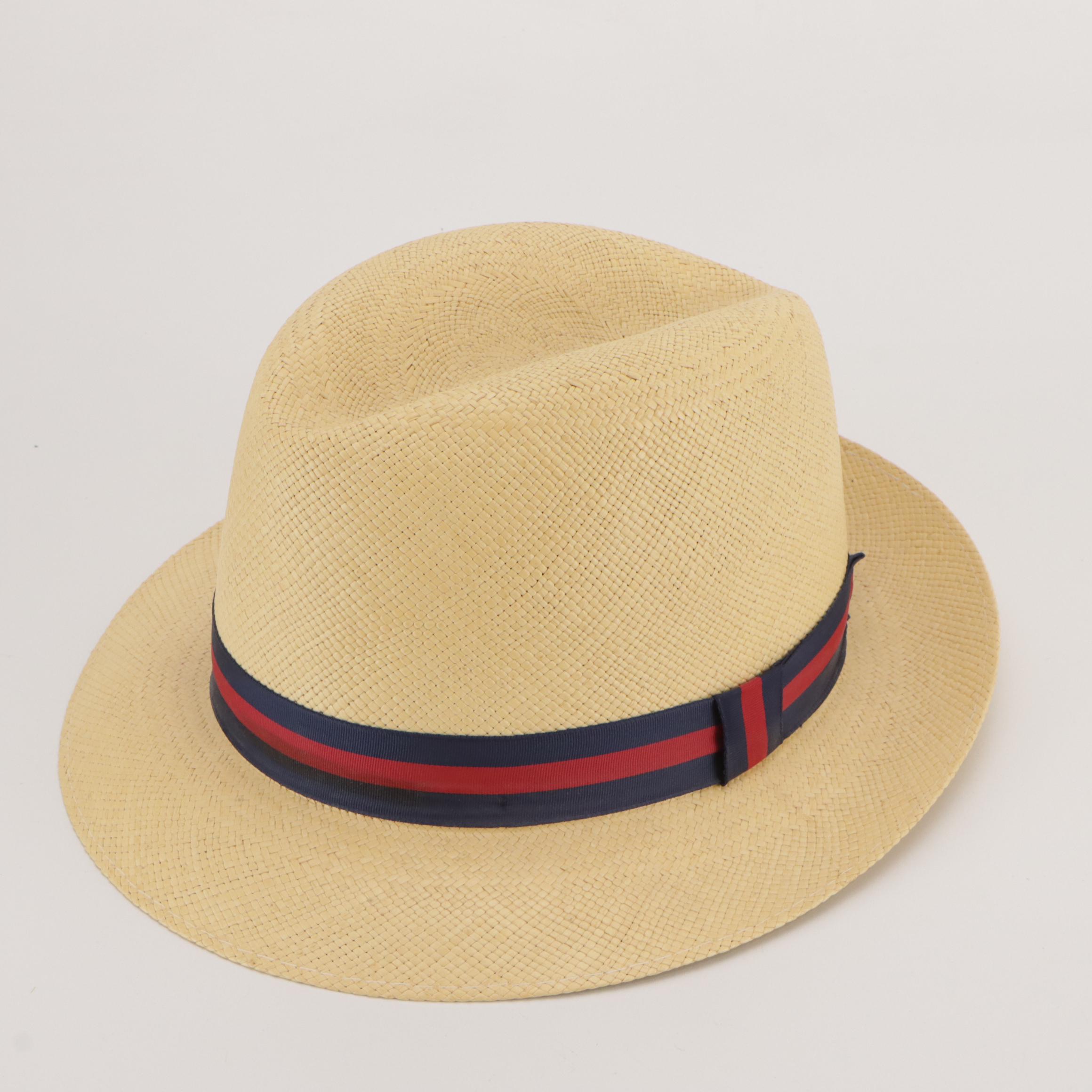 Trav'ler By Country Gentleman Panama Hat, Other Vintage Straw Hats