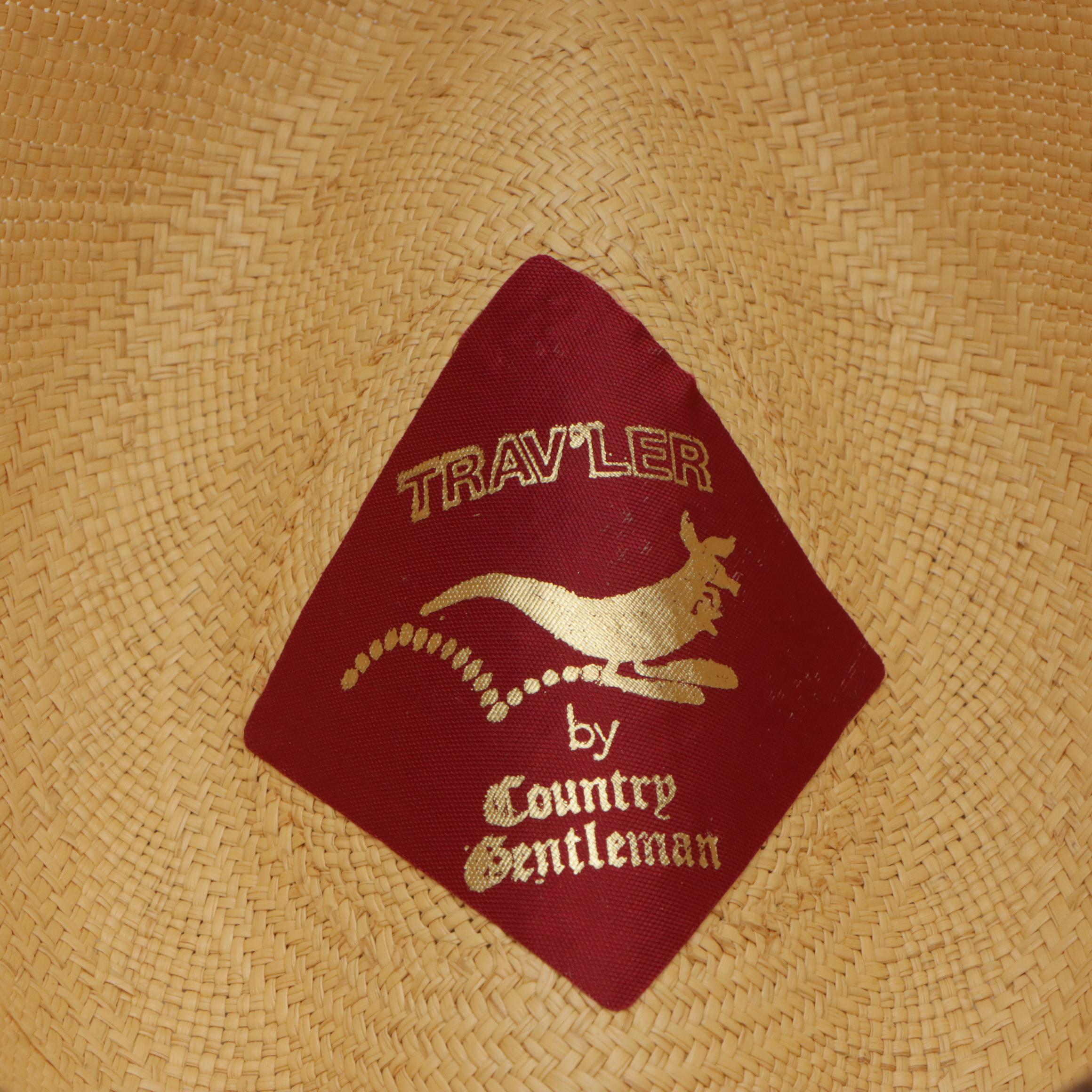 Trav'ler By Country Gentleman Panama Hat, Other Vintage Straw Hats