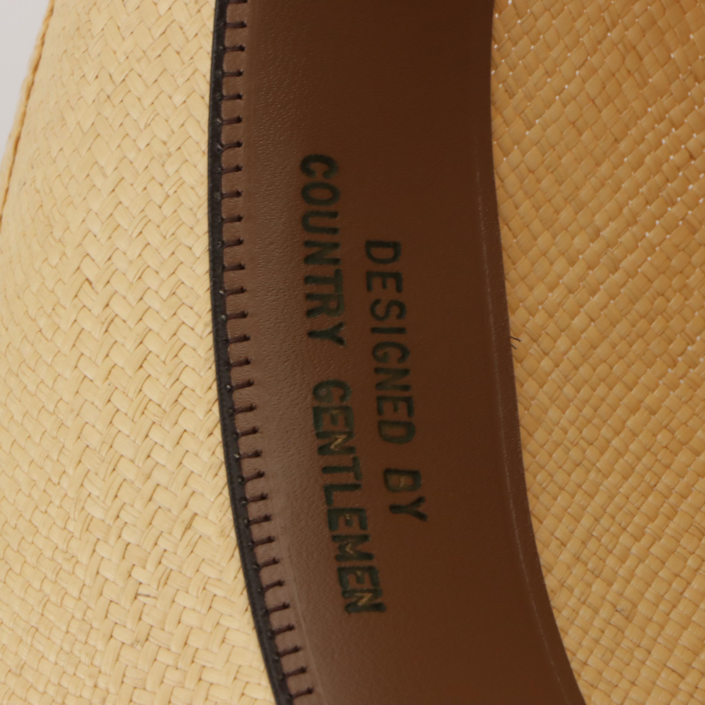 Trav'ler By Country Gentleman Panama Hat, Other Vintage Straw Hats