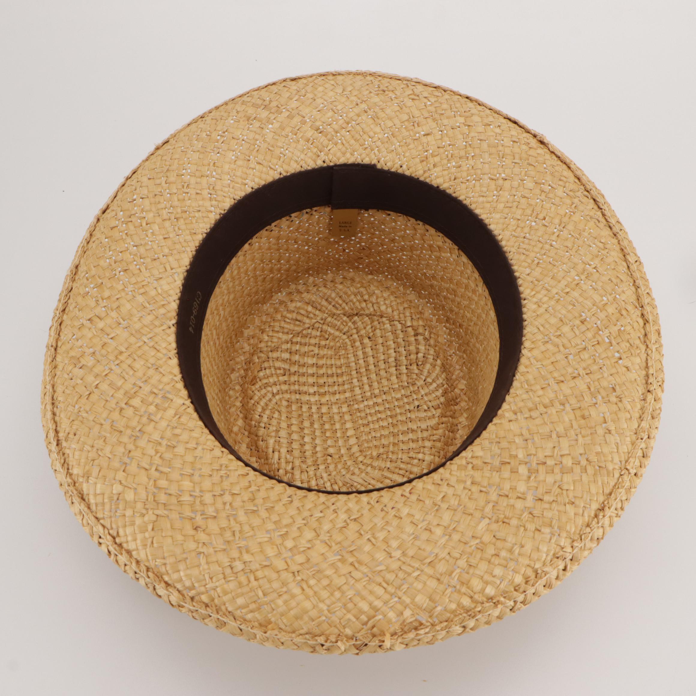 Trav'ler By Country Gentleman Panama Hat, Other Vintage Straw Hats