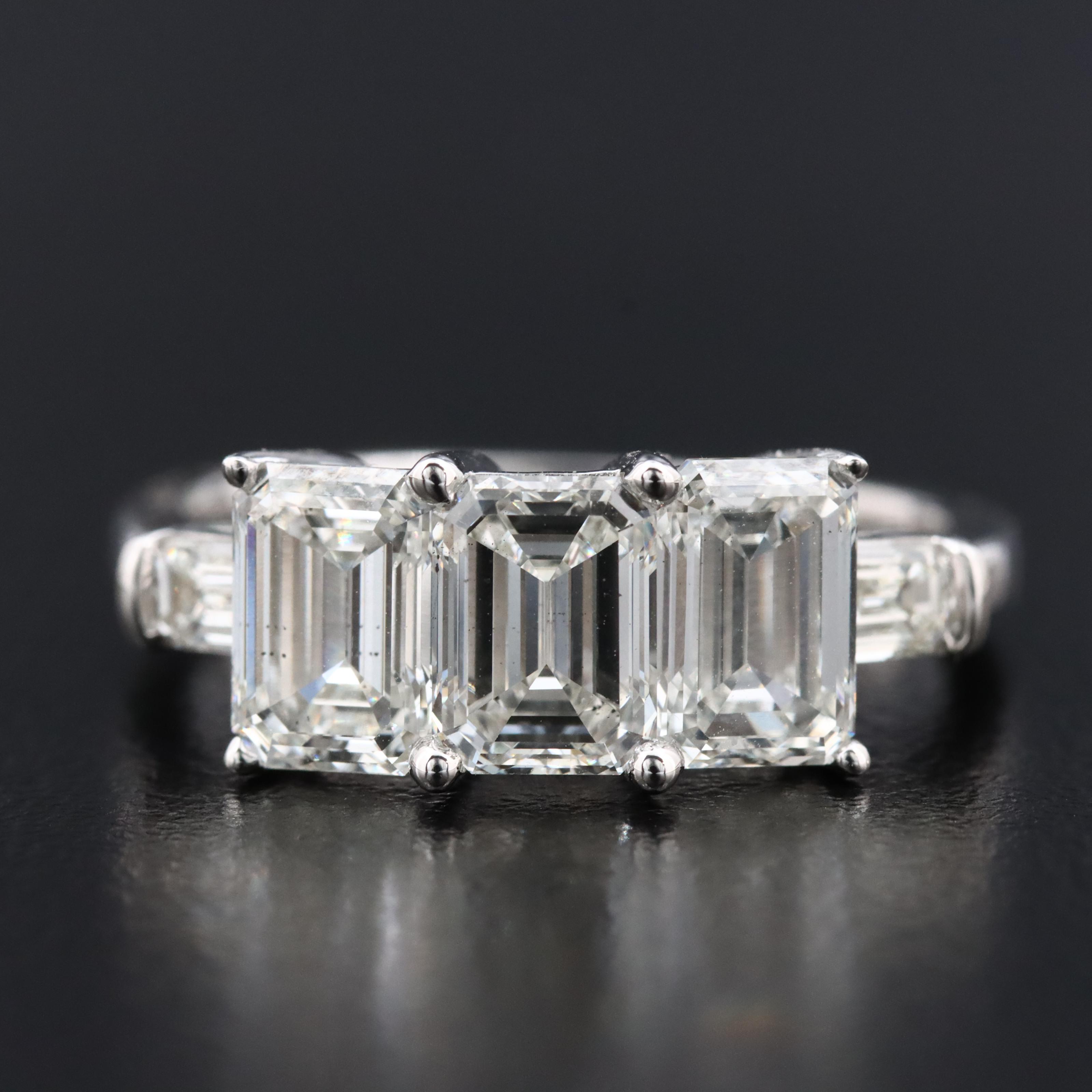 14K 3.25 CTW Lab Grown Diamond Ring