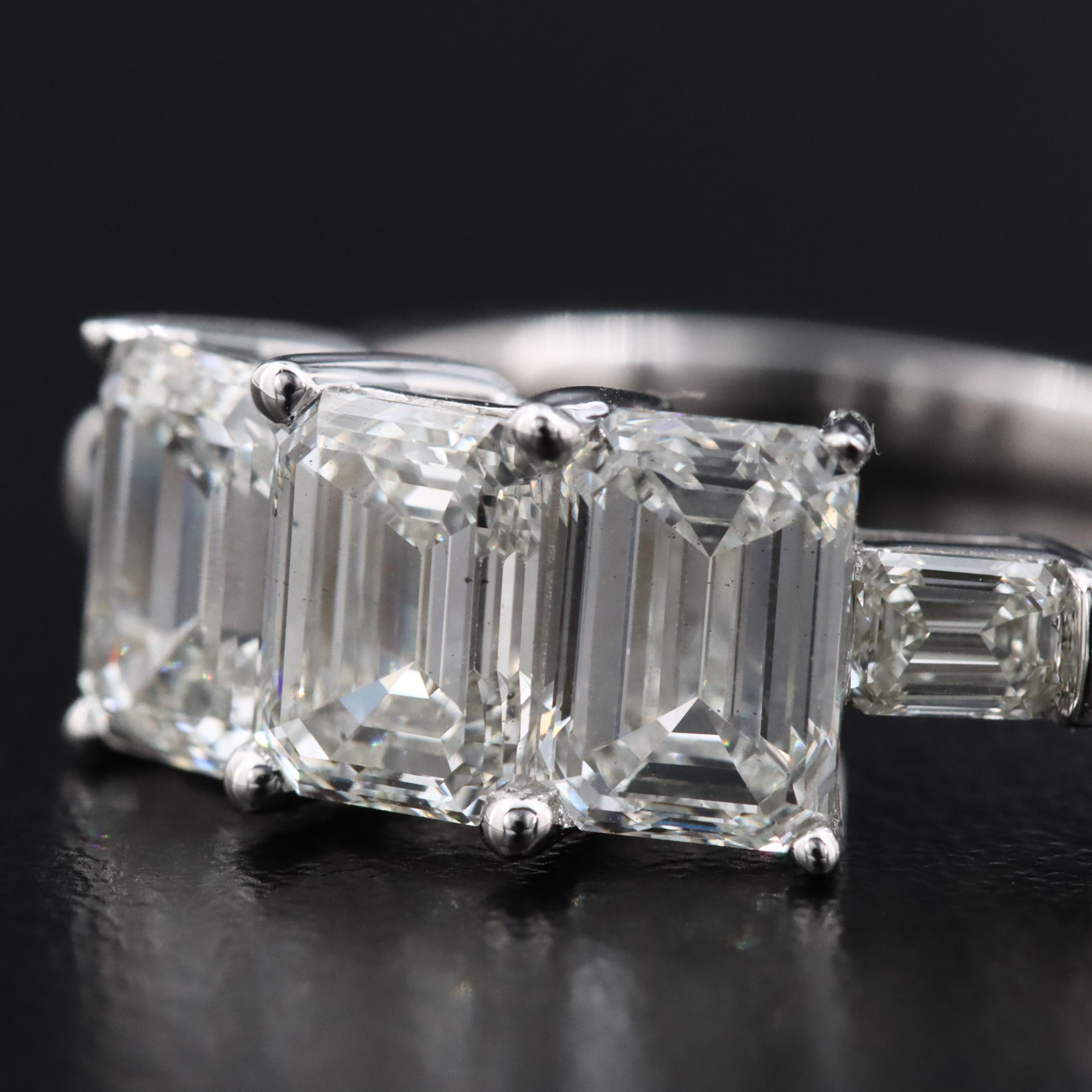 14K 3.25 CTW Lab Grown Diamond Ring