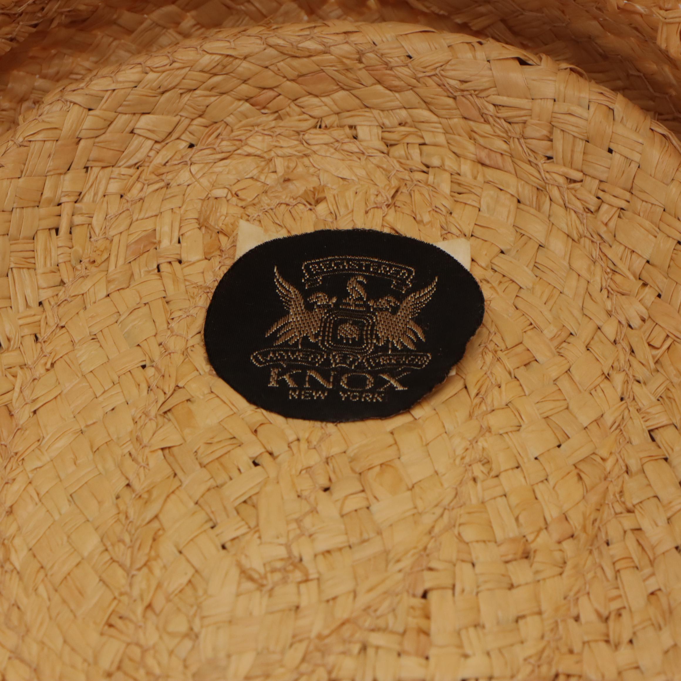 Country Gentleman Wool Felt Fedora with Pendleton and Knox Straw Hats