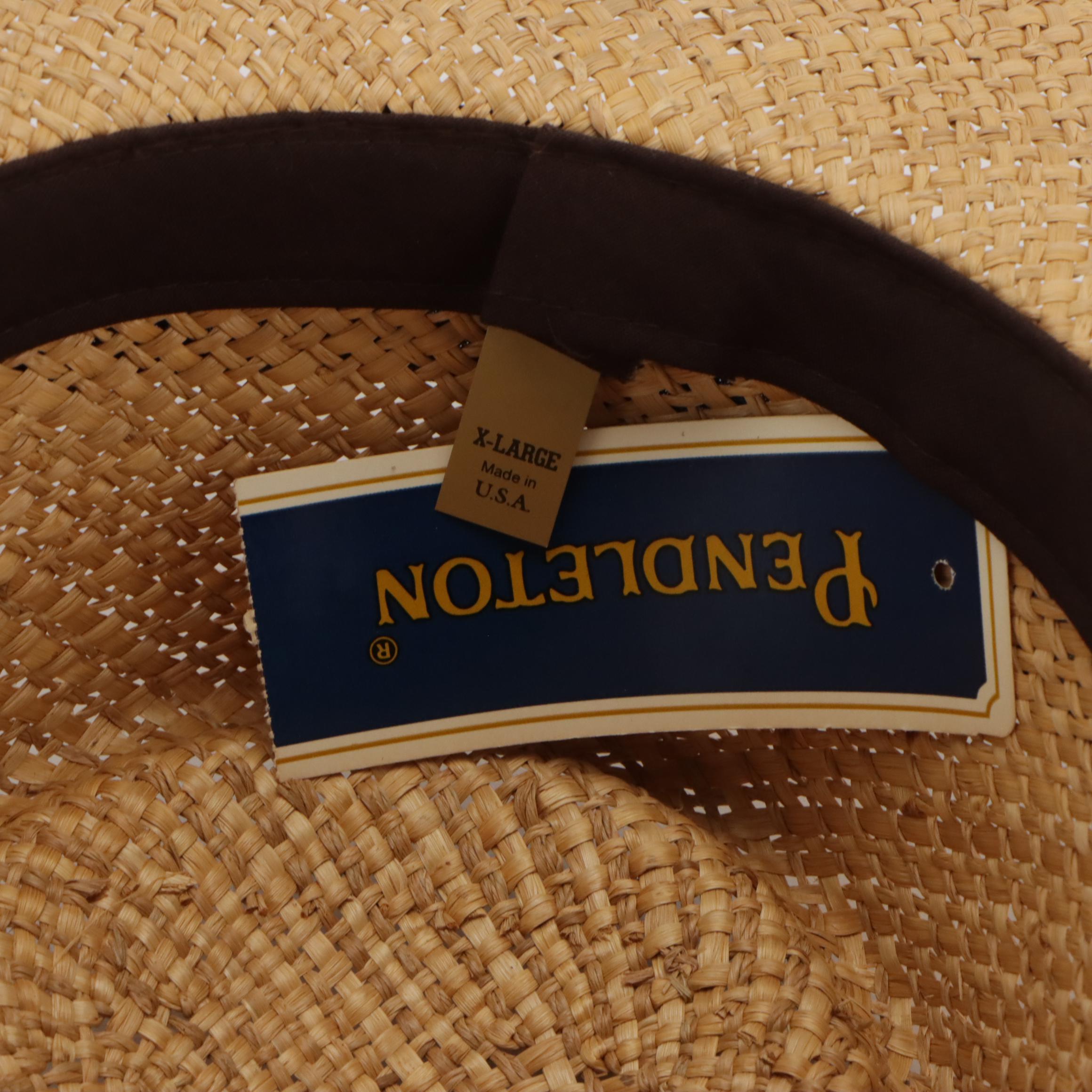 Country Gentleman Wool Felt Fedora with Pendleton and Knox Straw Hats