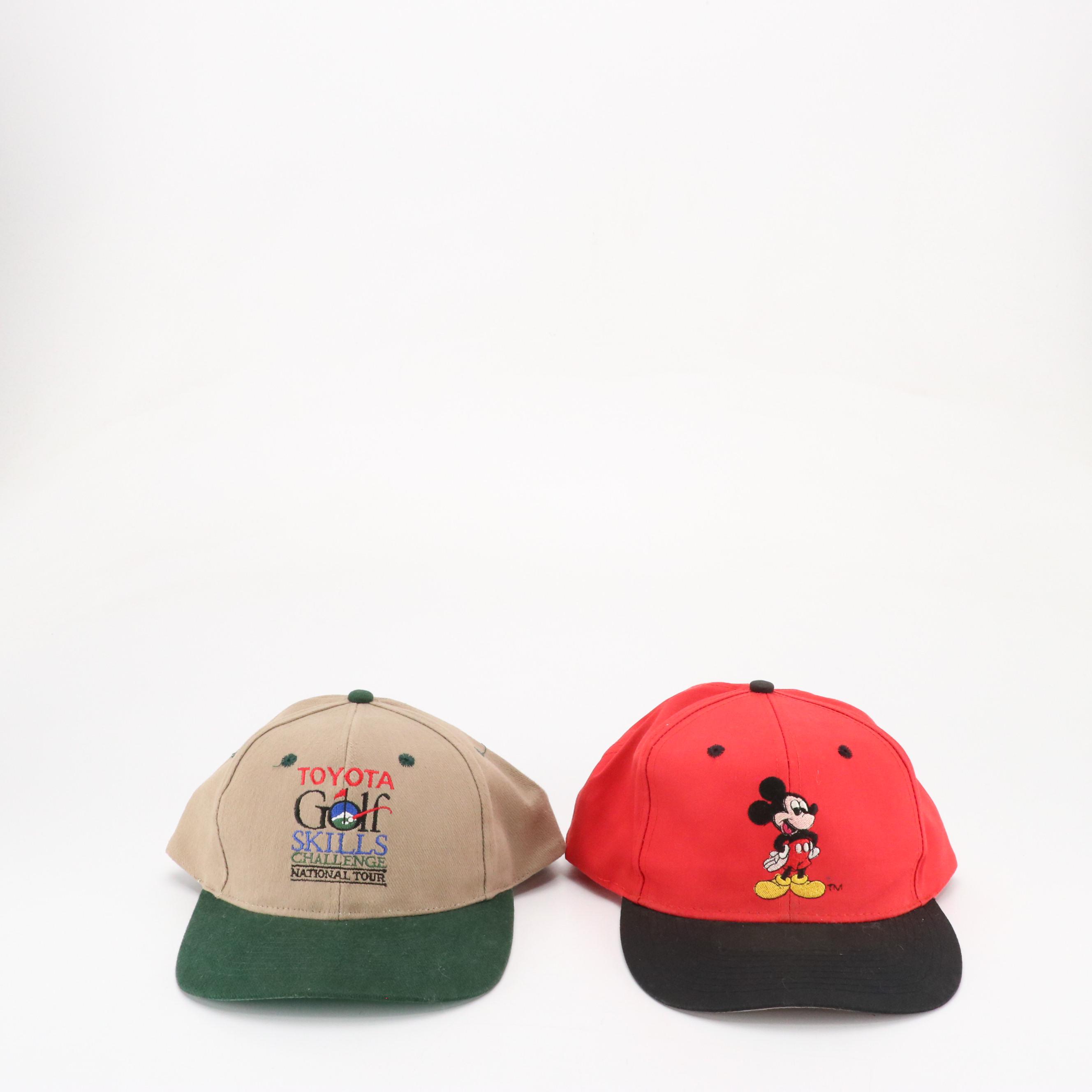 Nike, Mickey Mouse, Cincinnati Reds, and More Cotton Baseball Caps