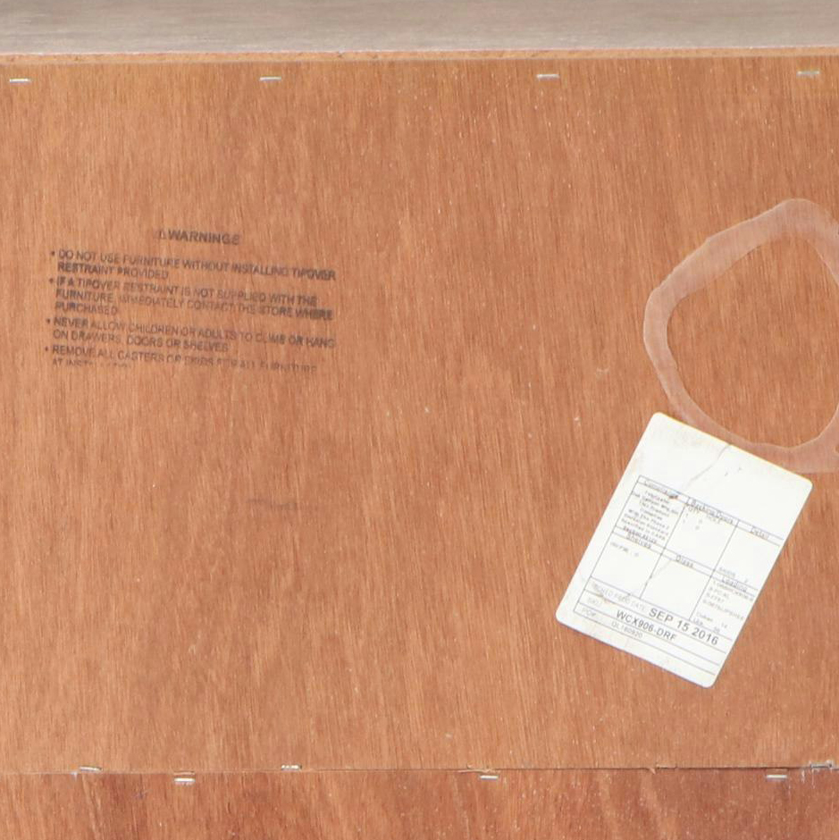 Contemporary Painted Wood Media Console