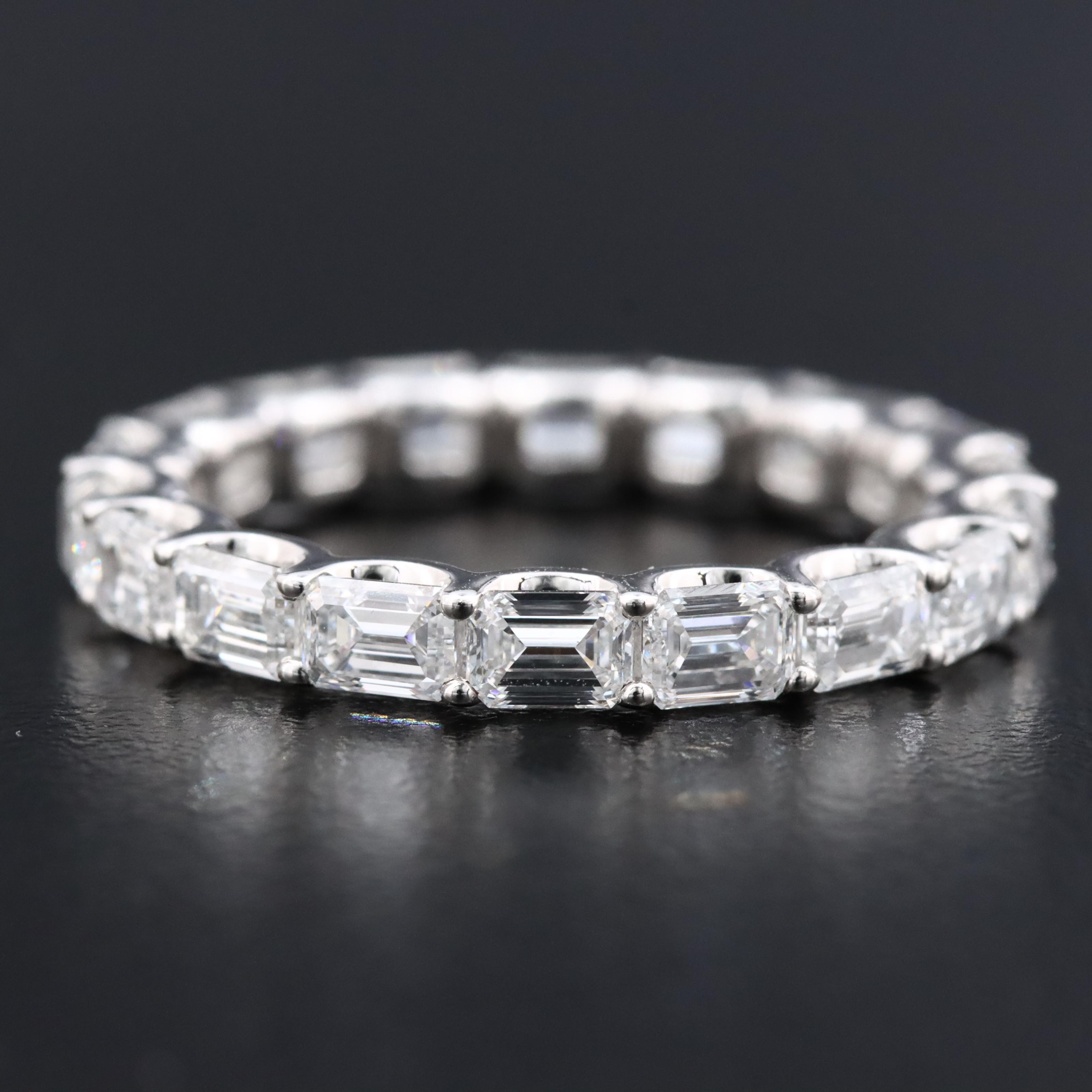 14K 3.00 CTW Lab Grown Diamond Eternity Ring