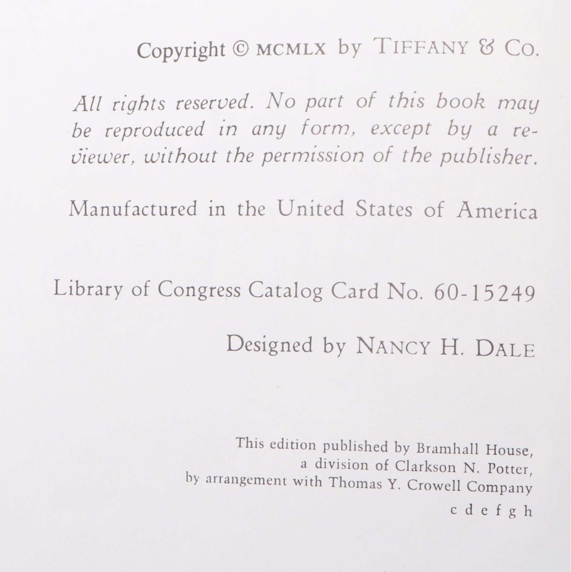 "Tiffany Table Settings" by Nancy H. Dale, 1960