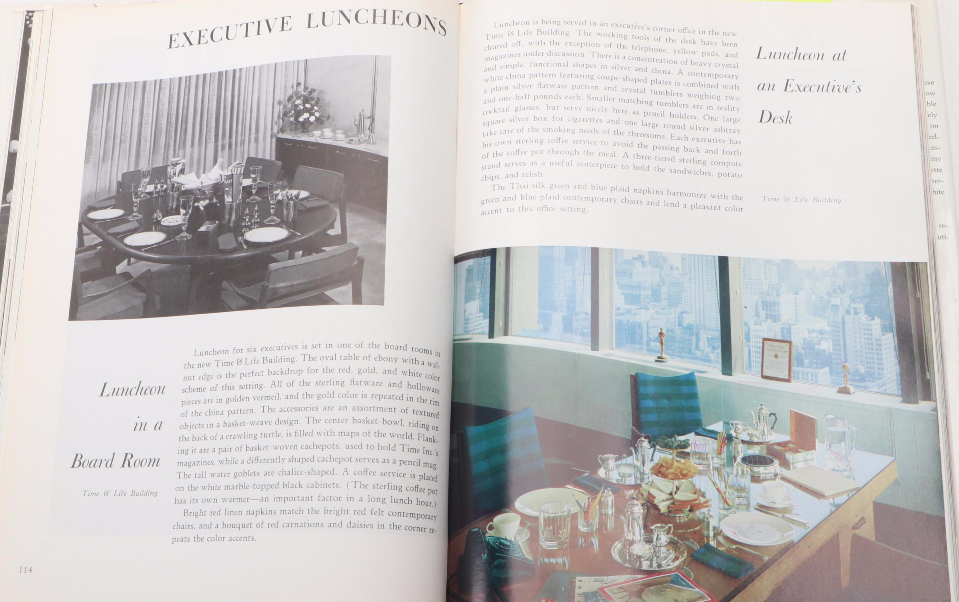 "Tiffany Table Settings" by Nancy H. Dale, 1960