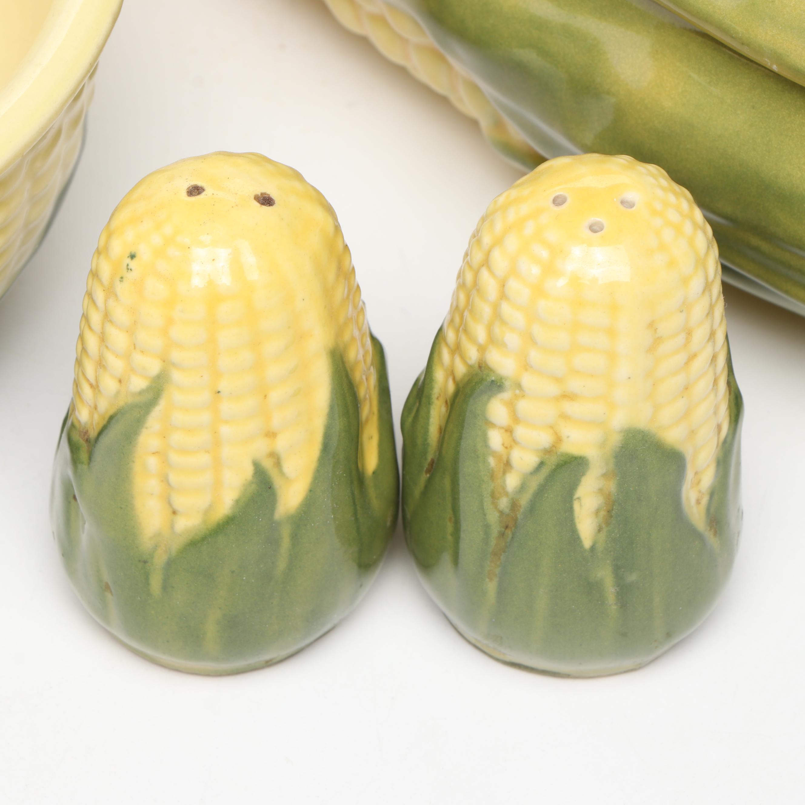 Shawnee Pottery "Corn King" and Homer Laughlin Ceramic Dinnerware