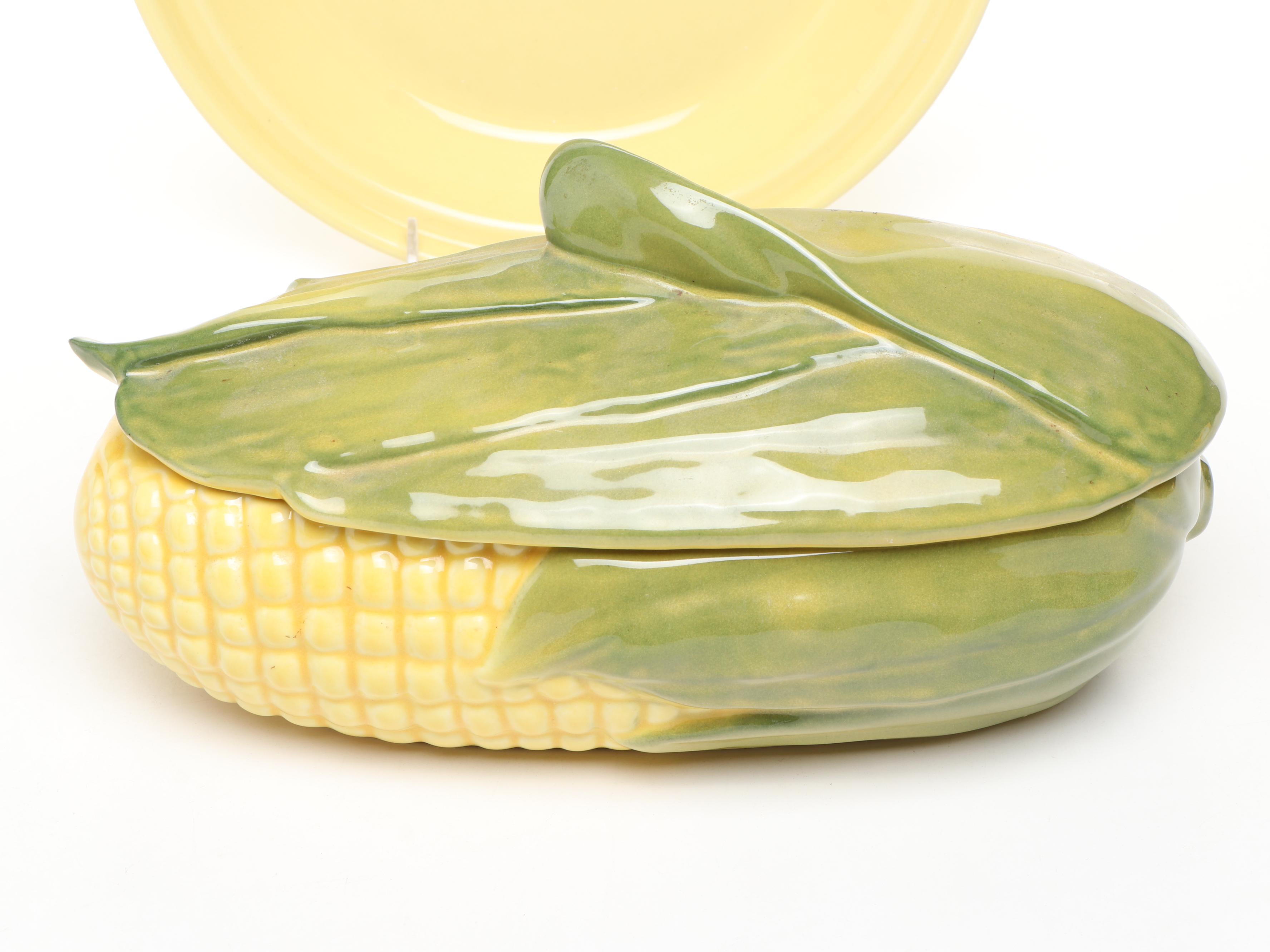 Shawnee Pottery "Corn King" and Homer Laughlin Ceramic Dinnerware