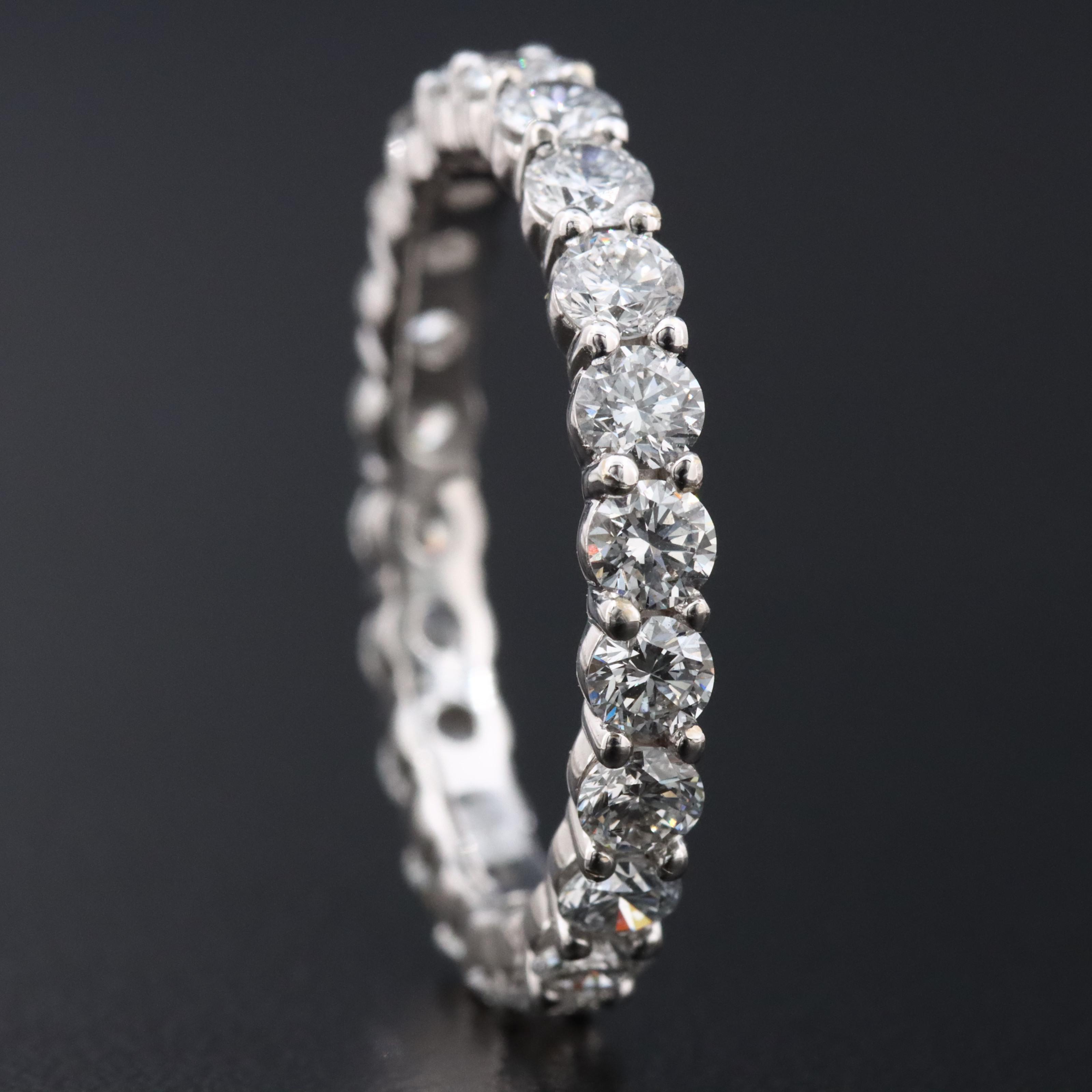 14K 2.00 CTW Lab Grown Diamond Eternity Ring