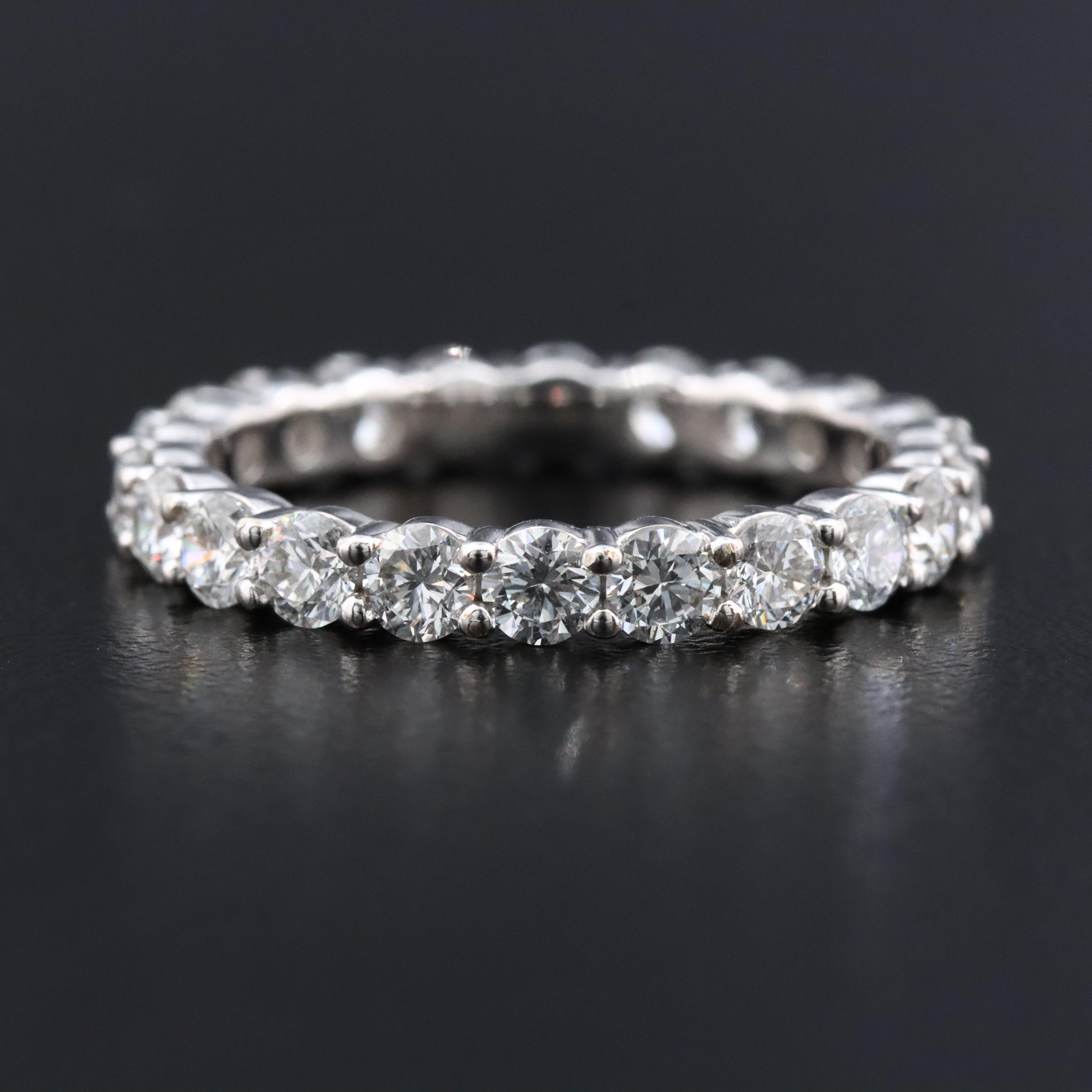 14K 2.00 CTW Lab Grown Diamond Eternity Ring
