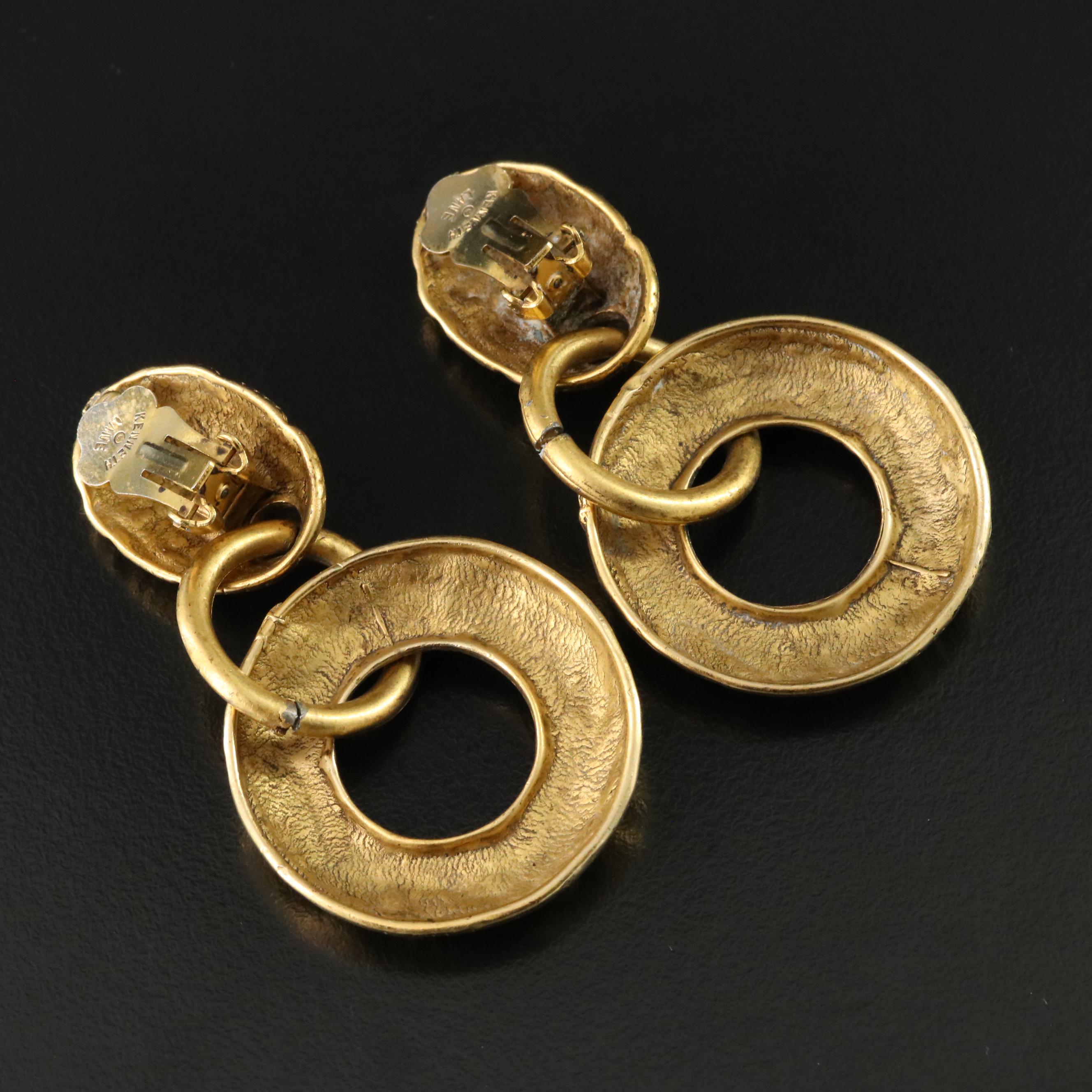 Kenneth Lane Door Knocker Earrings