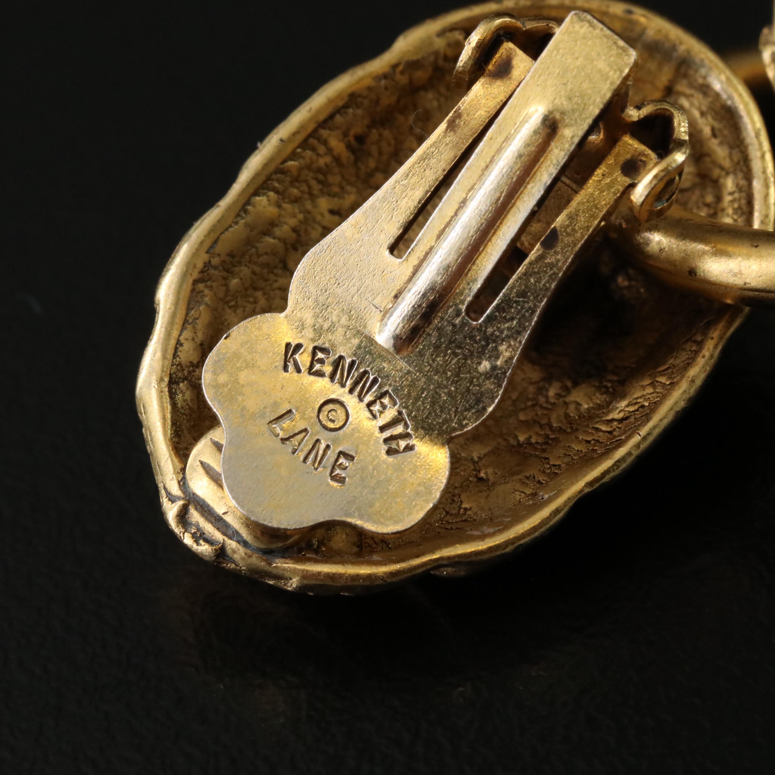 Kenneth Lane Door Knocker Earrings