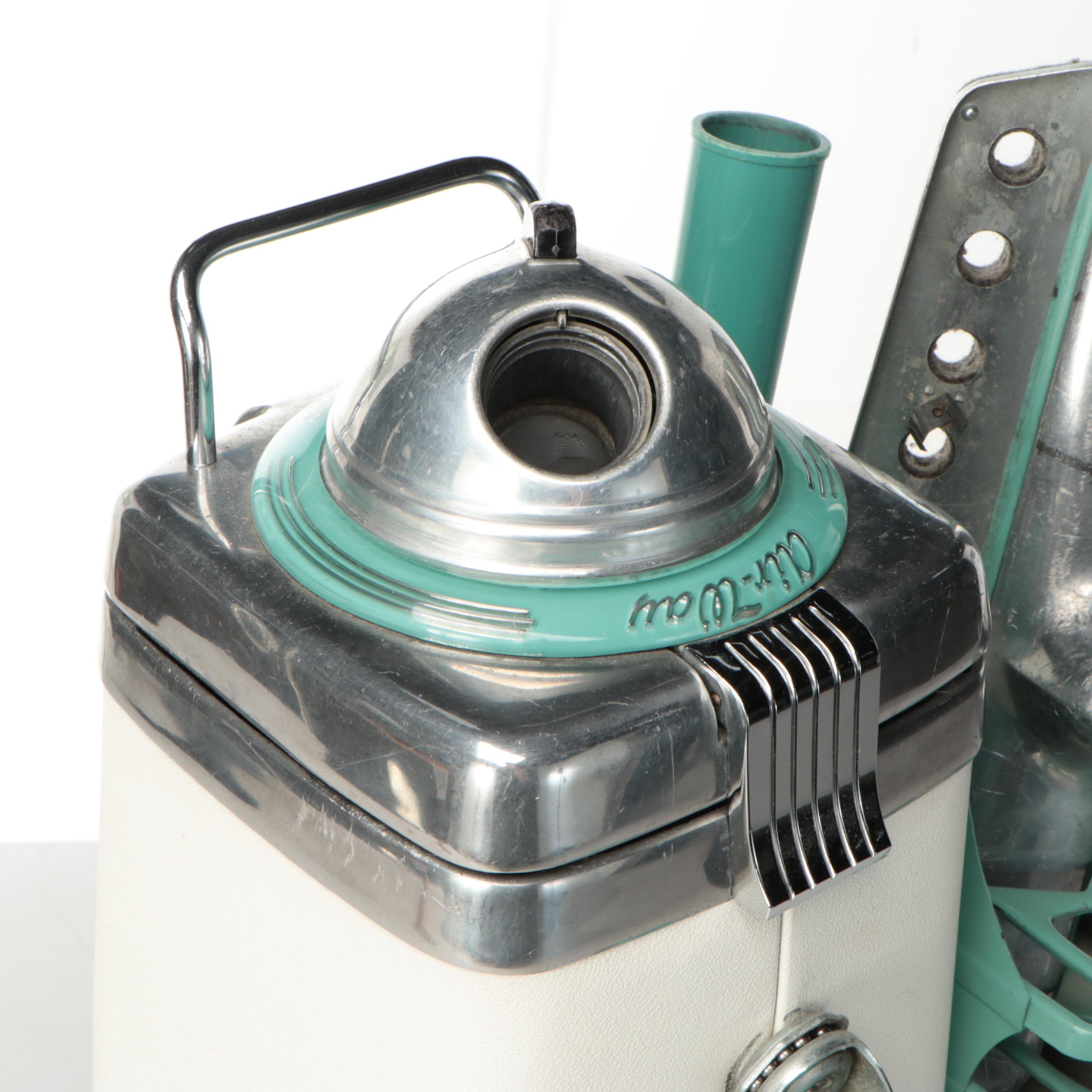 Air-Way 88 Mark II Air Sanitizor Vacuum and Attachments, Mid-20th Century
