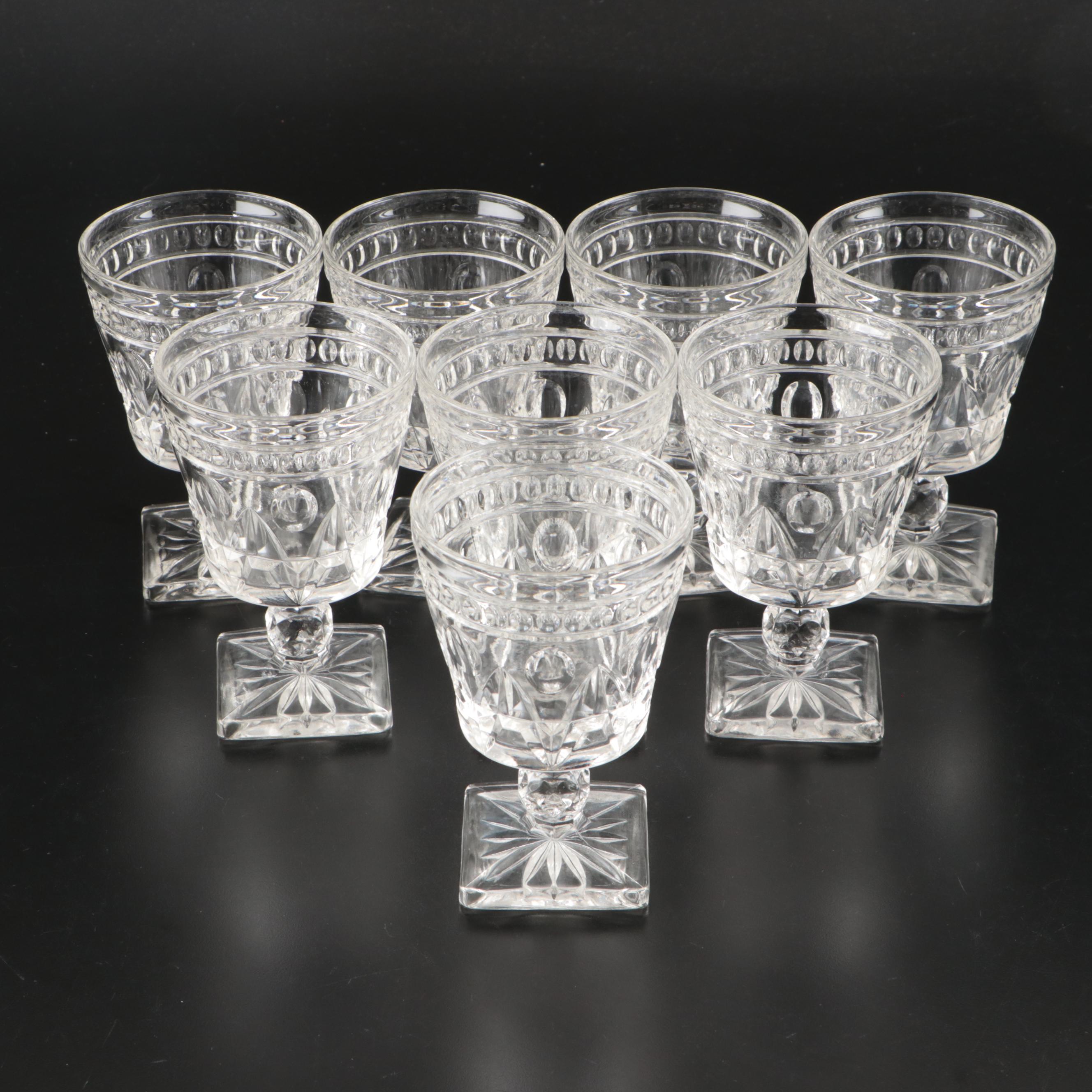 Colony Glass "Park Lane Clear" Tumblers and Glassware, Mid to Late 20th Century