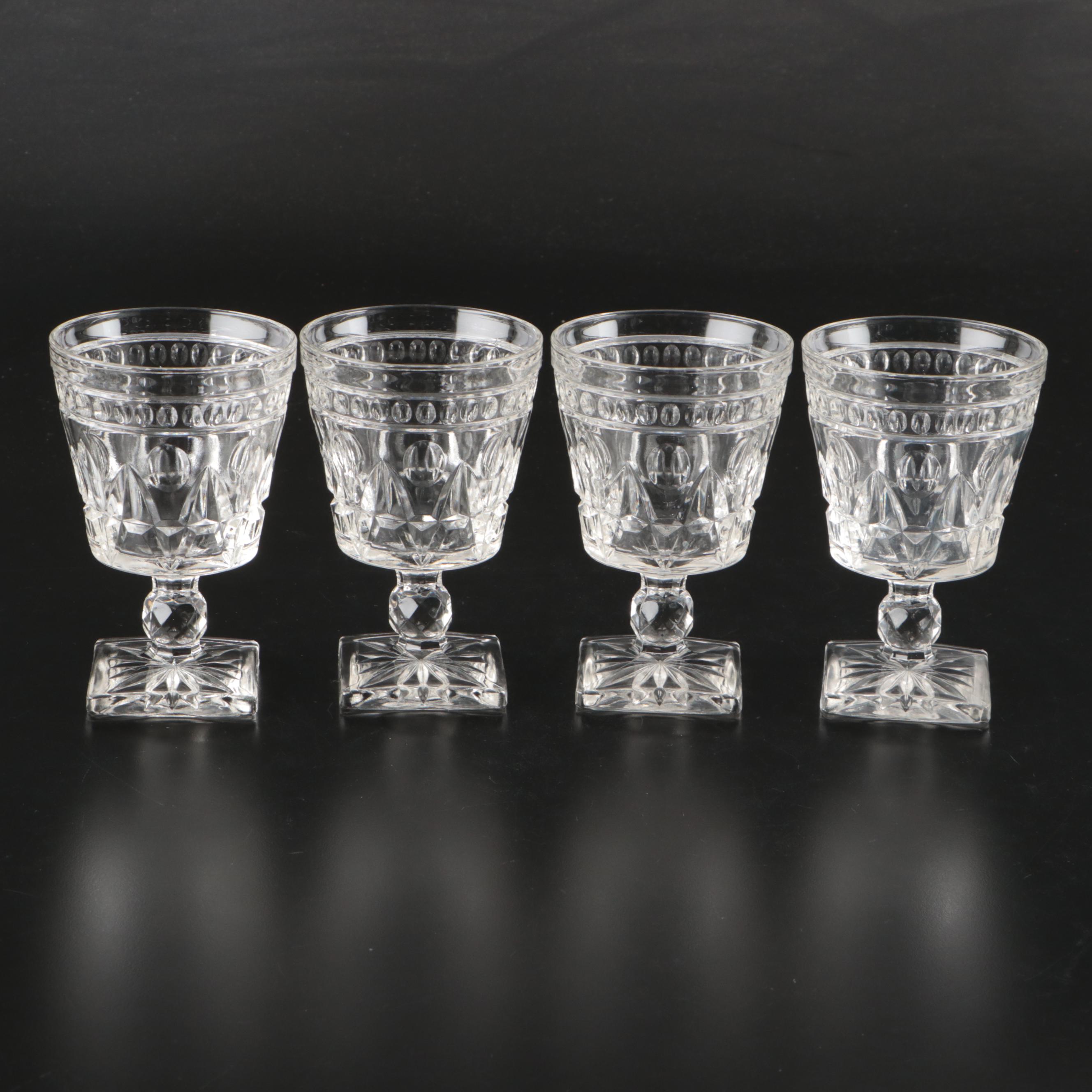 Colony Glass "Park Lane Clear" Tumblers and Glassware, Mid to Late 20th Century