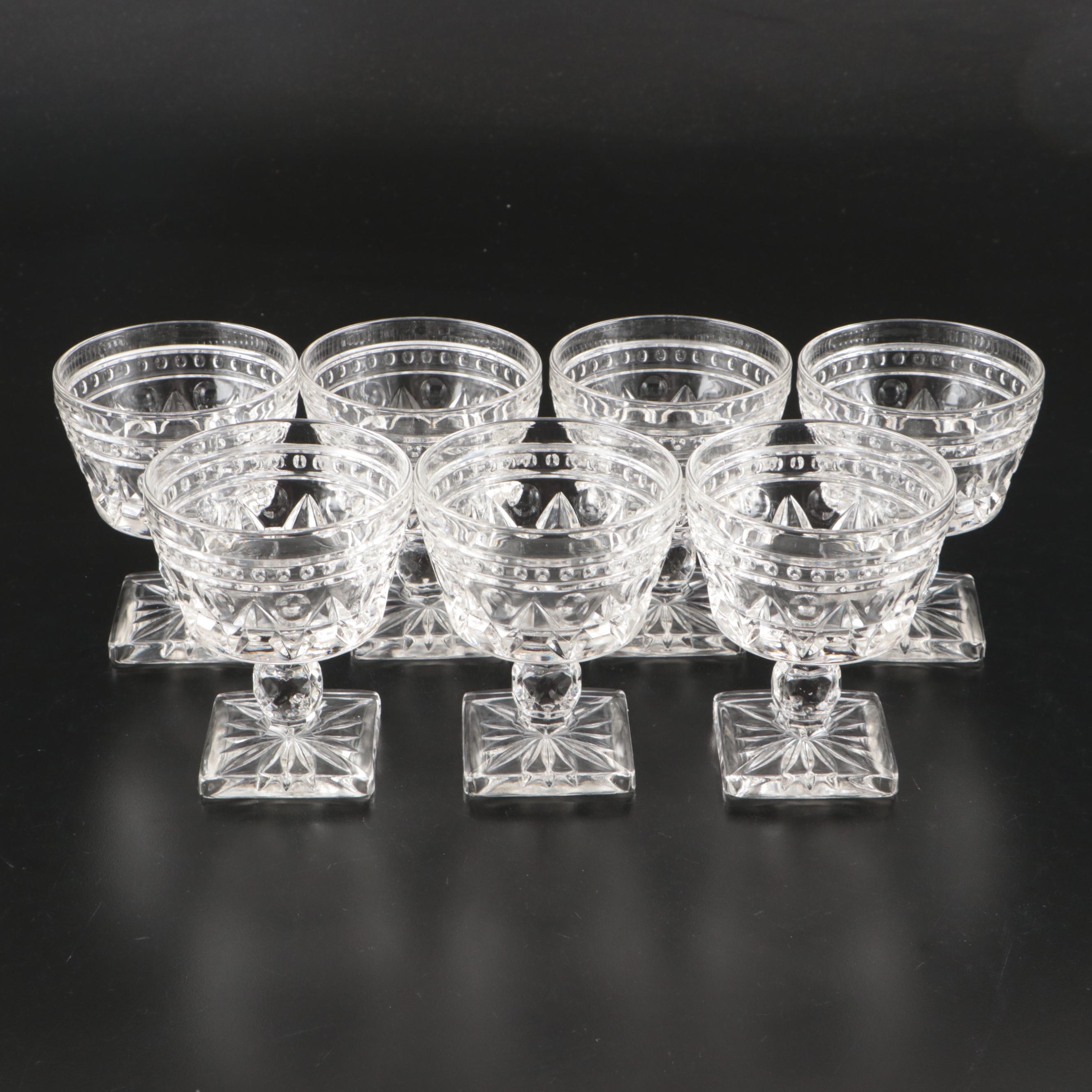 Colony Glass "Park Lane Clear" Tumblers and Glassware, Mid to Late 20th Century