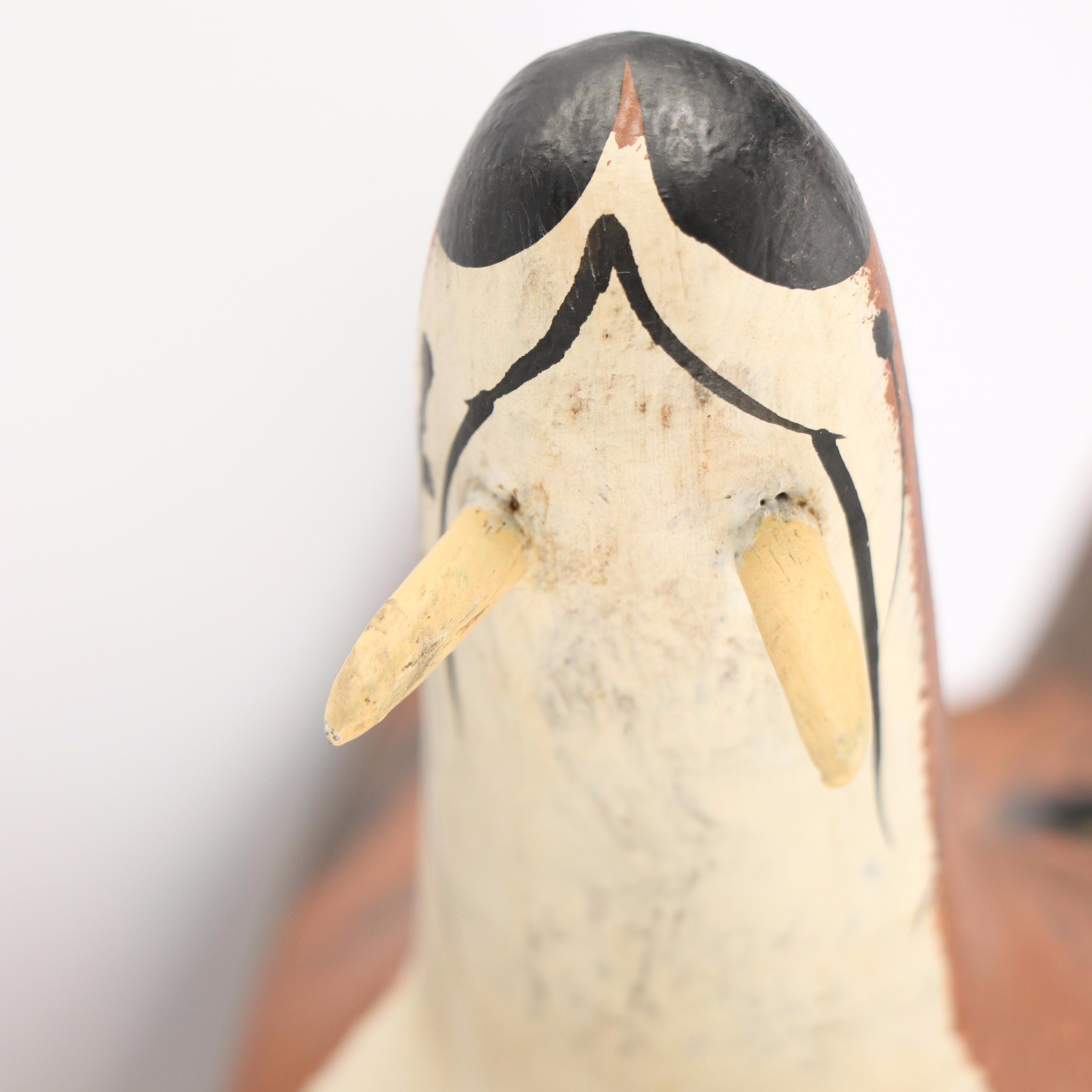 Capt. Veron Bryant Folk Art Carved and Painted Wood Fox Sculpture