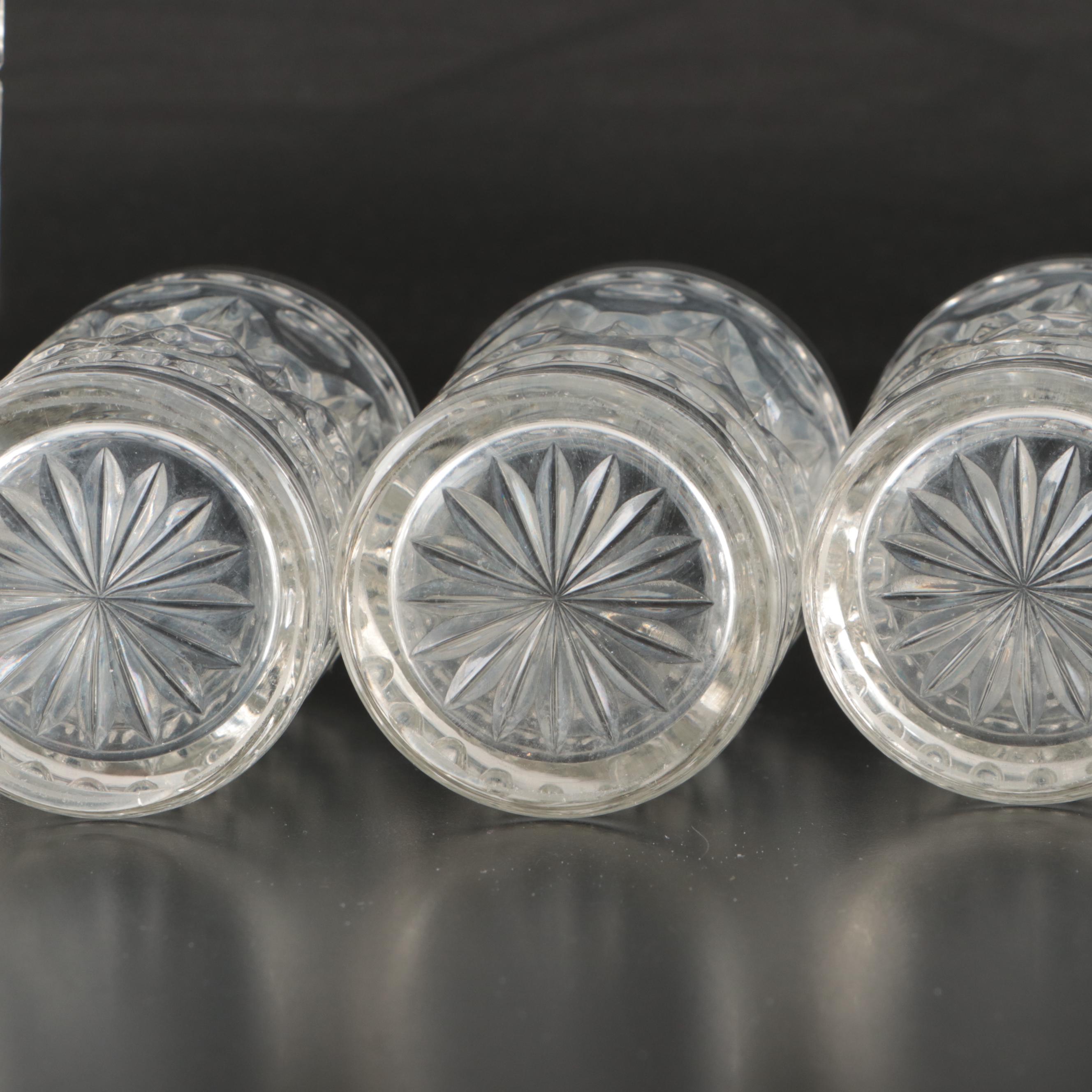 Colony Glass "Park Lane Clear" Tumblers and Glassware, Mid to Late 20th Century