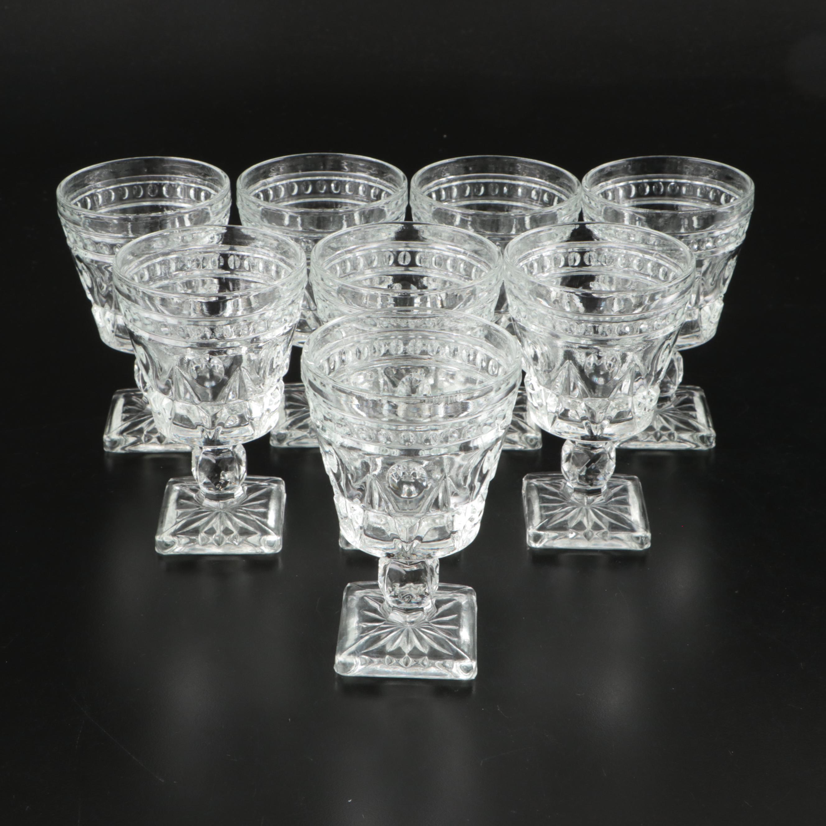 Colony Glass "Park Lane Clear" Tumblers and Glassware, Mid to Late 20th Century