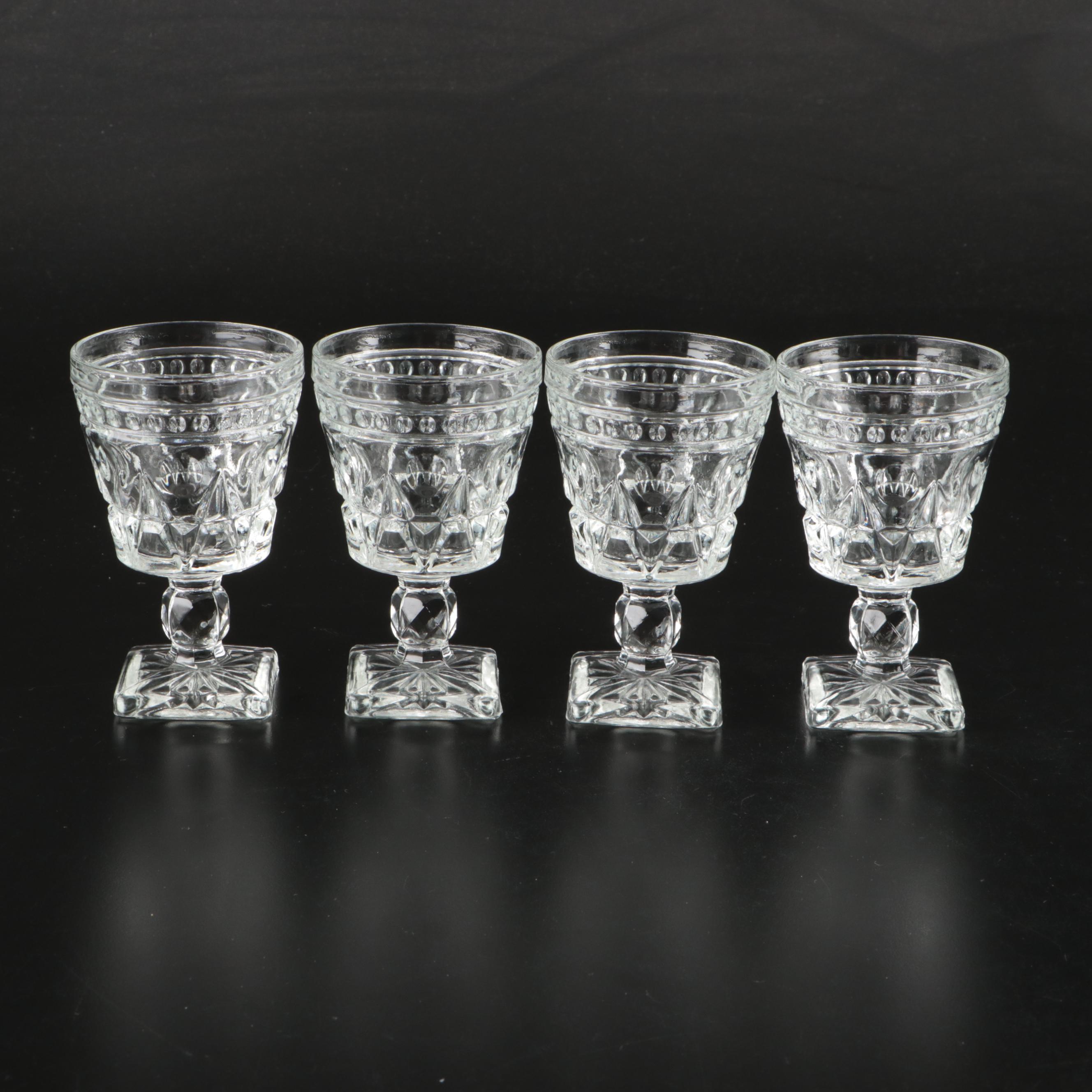 Colony Glass "Park Lane Clear" Tumblers and Glassware, Mid to Late 20th Century