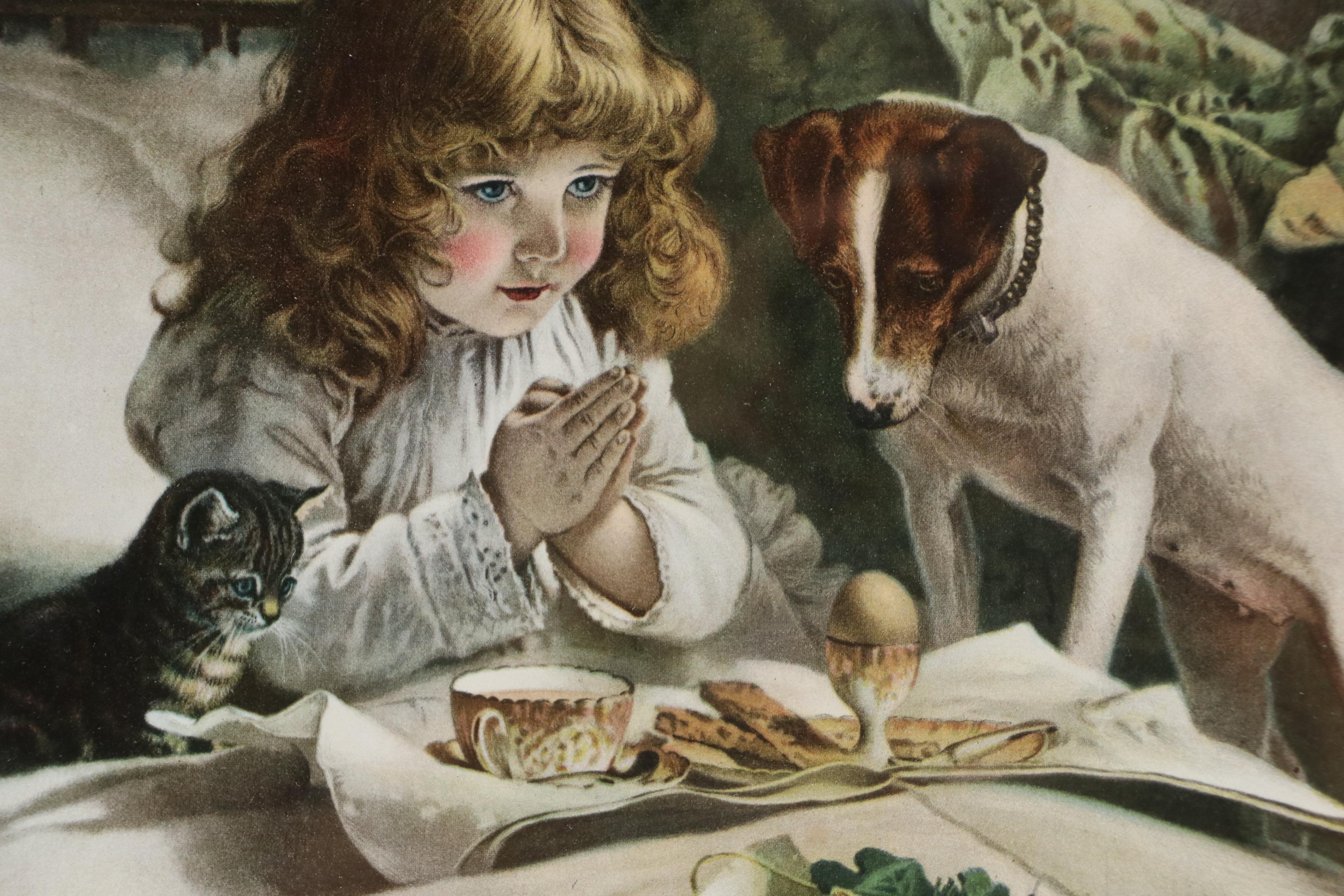 Halftone After Charles Burton Barber "Suspense"
