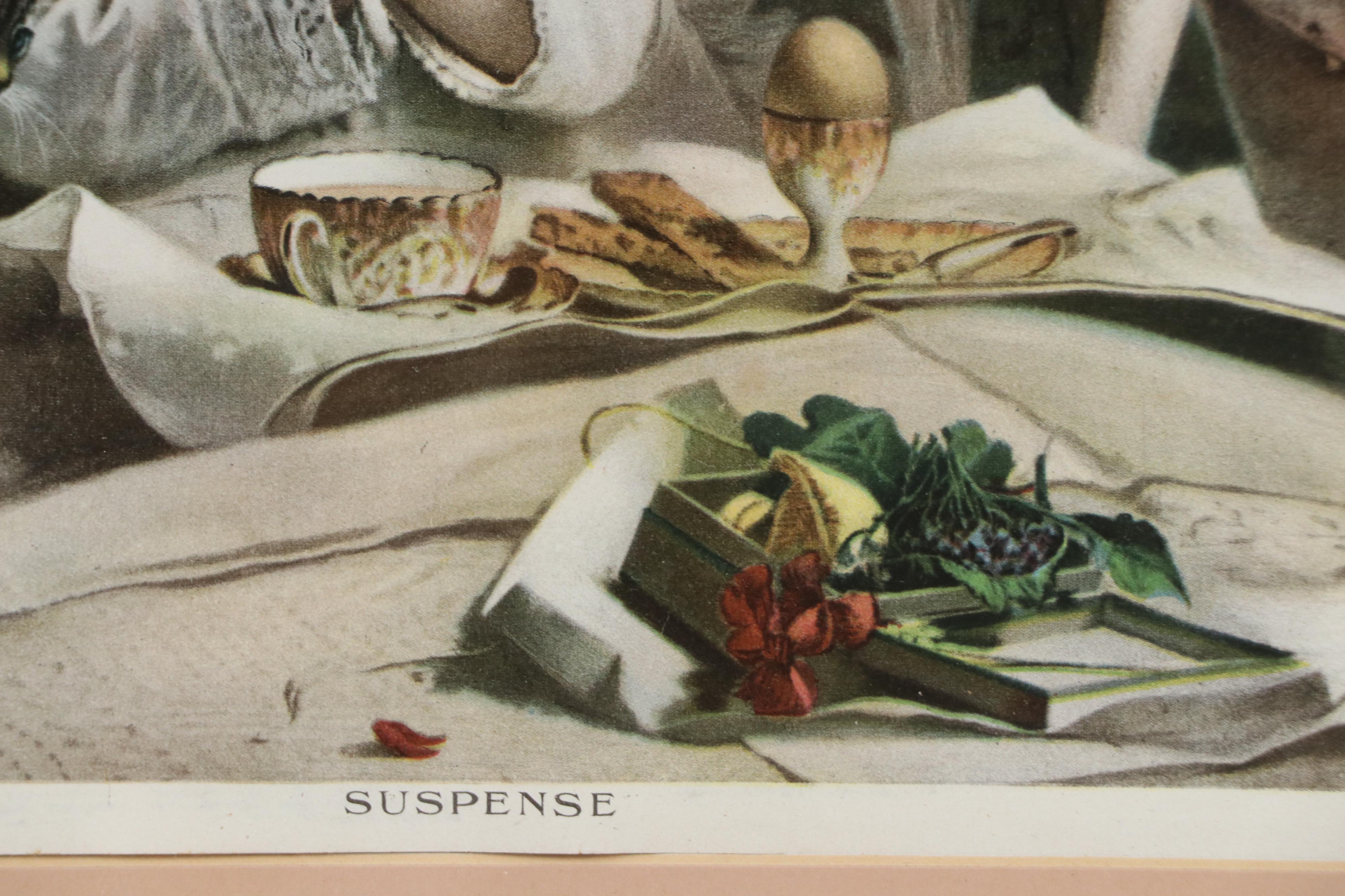 Halftone After Charles Burton Barber "Suspense"