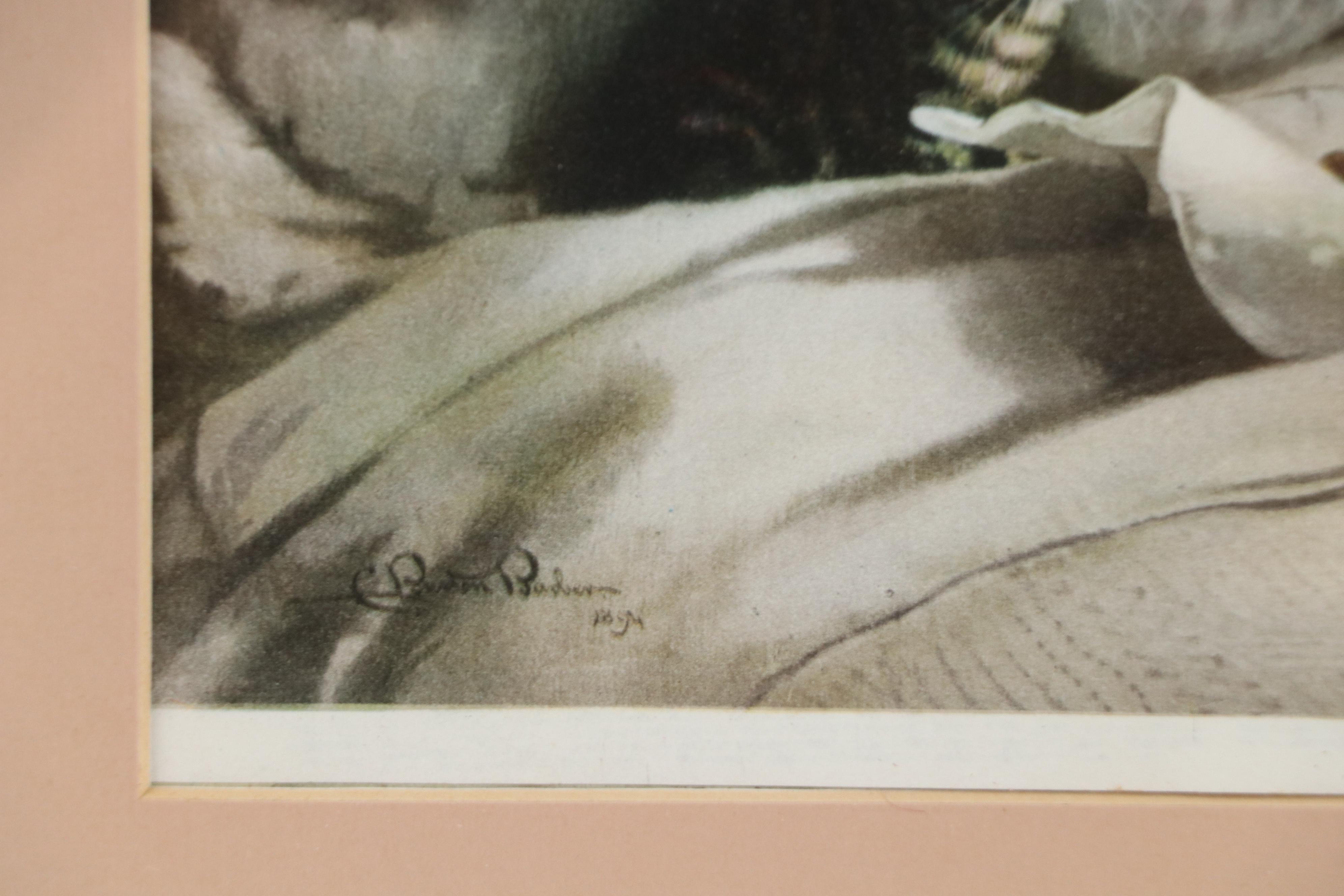 Halftone After Charles Burton Barber "Suspense"