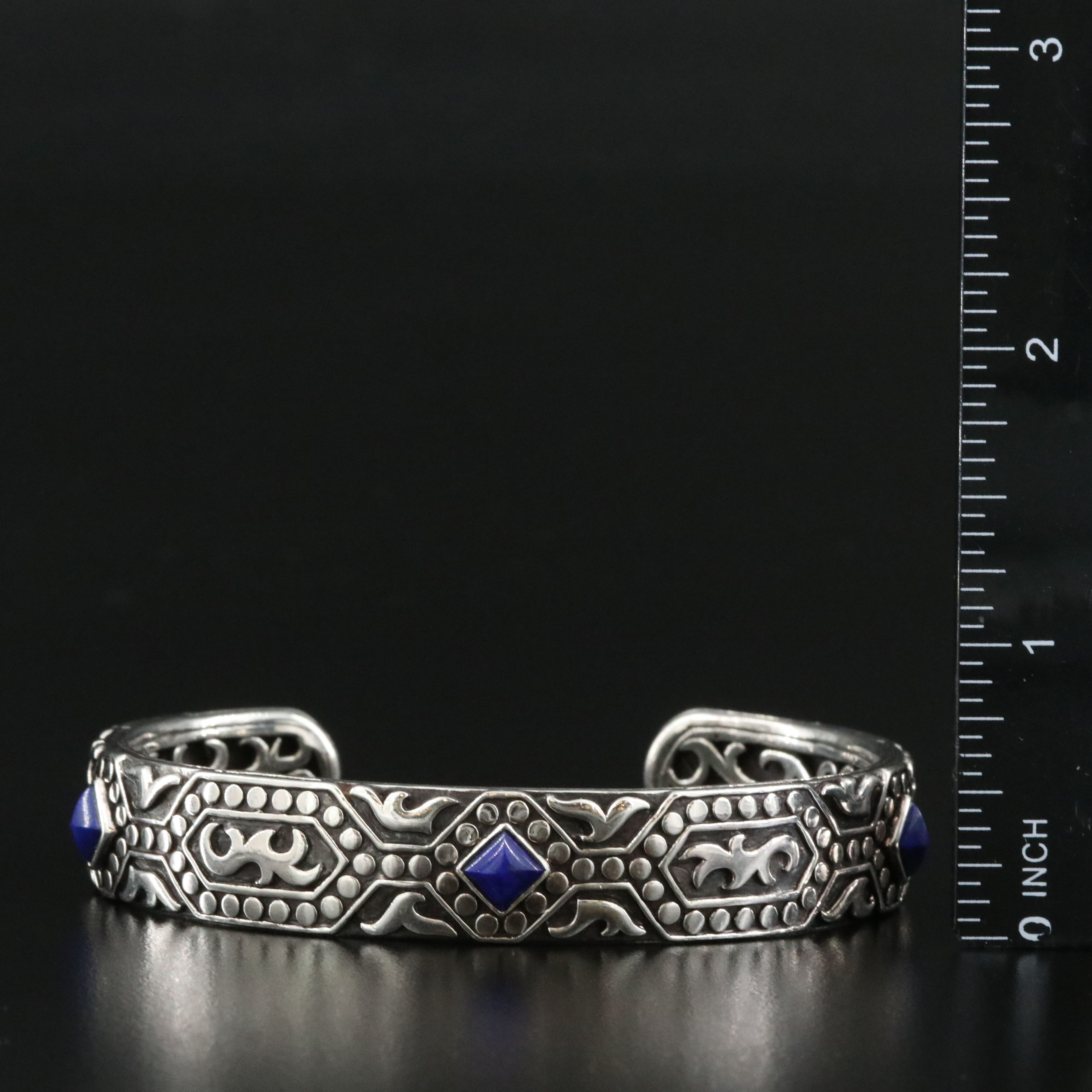 John Hardy Dayak Sterling Cuff Bracelet